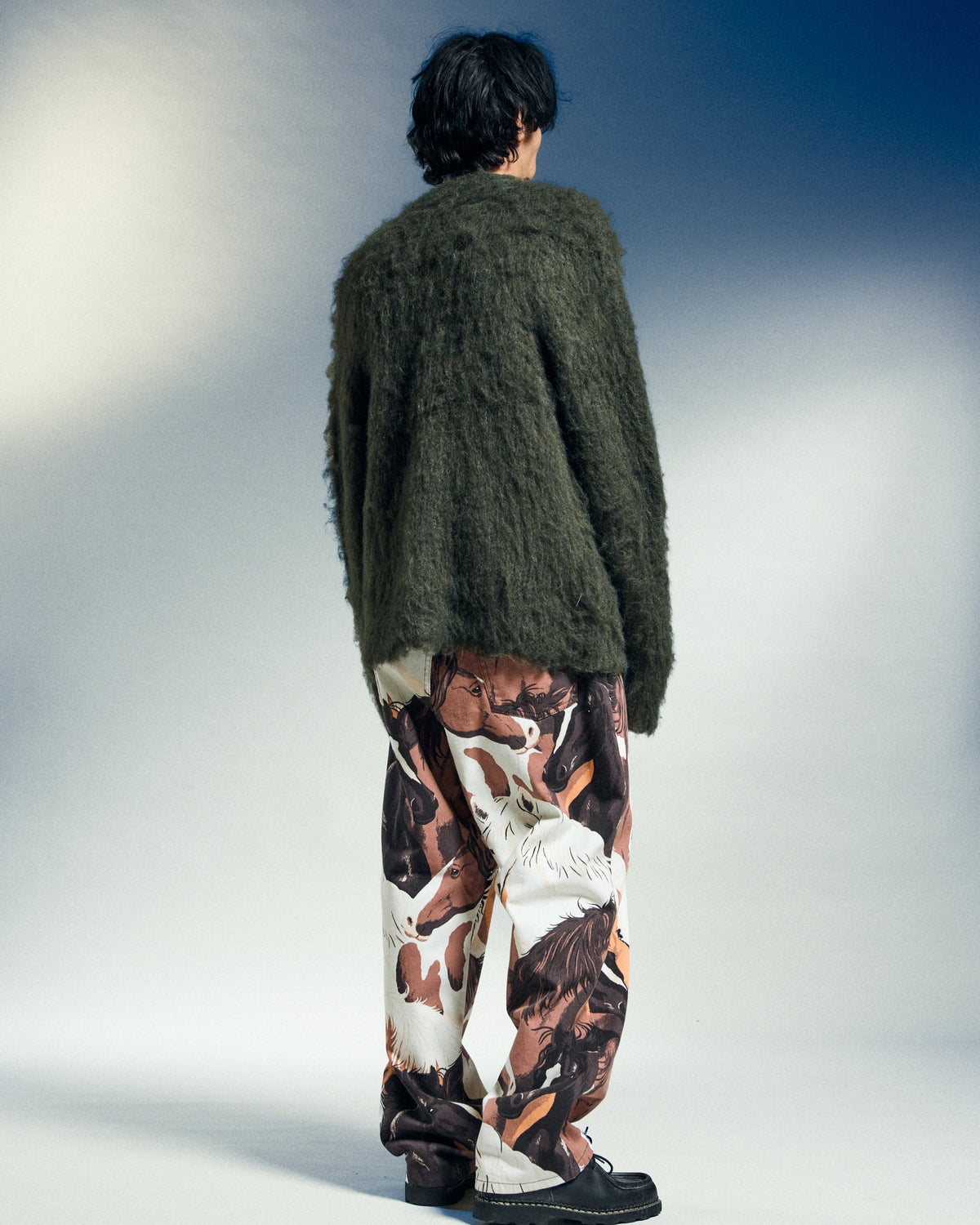 CLASSIC BAGGY PRINTED DENIM
