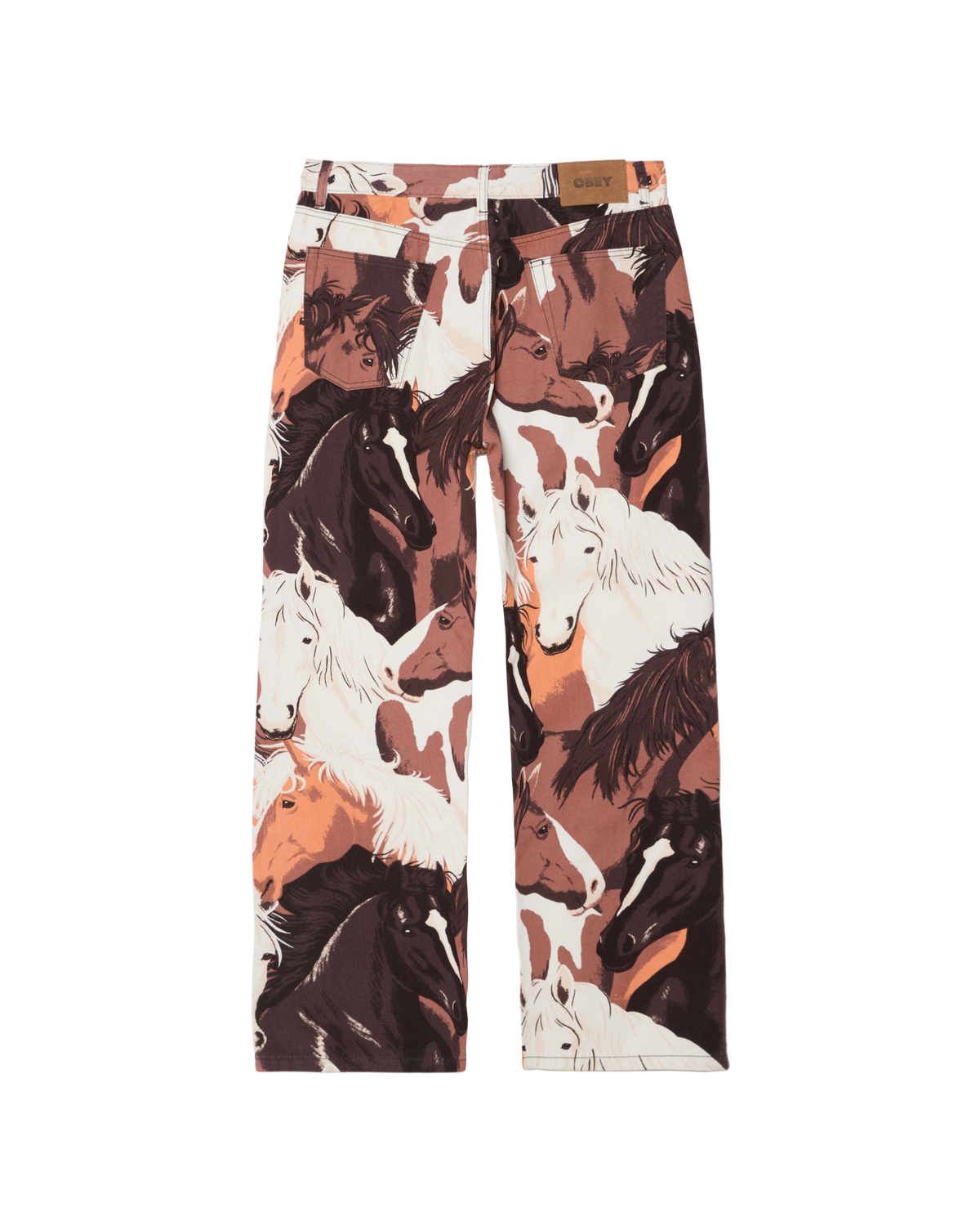 CLASSIC BAGGY PRINTED DENIM