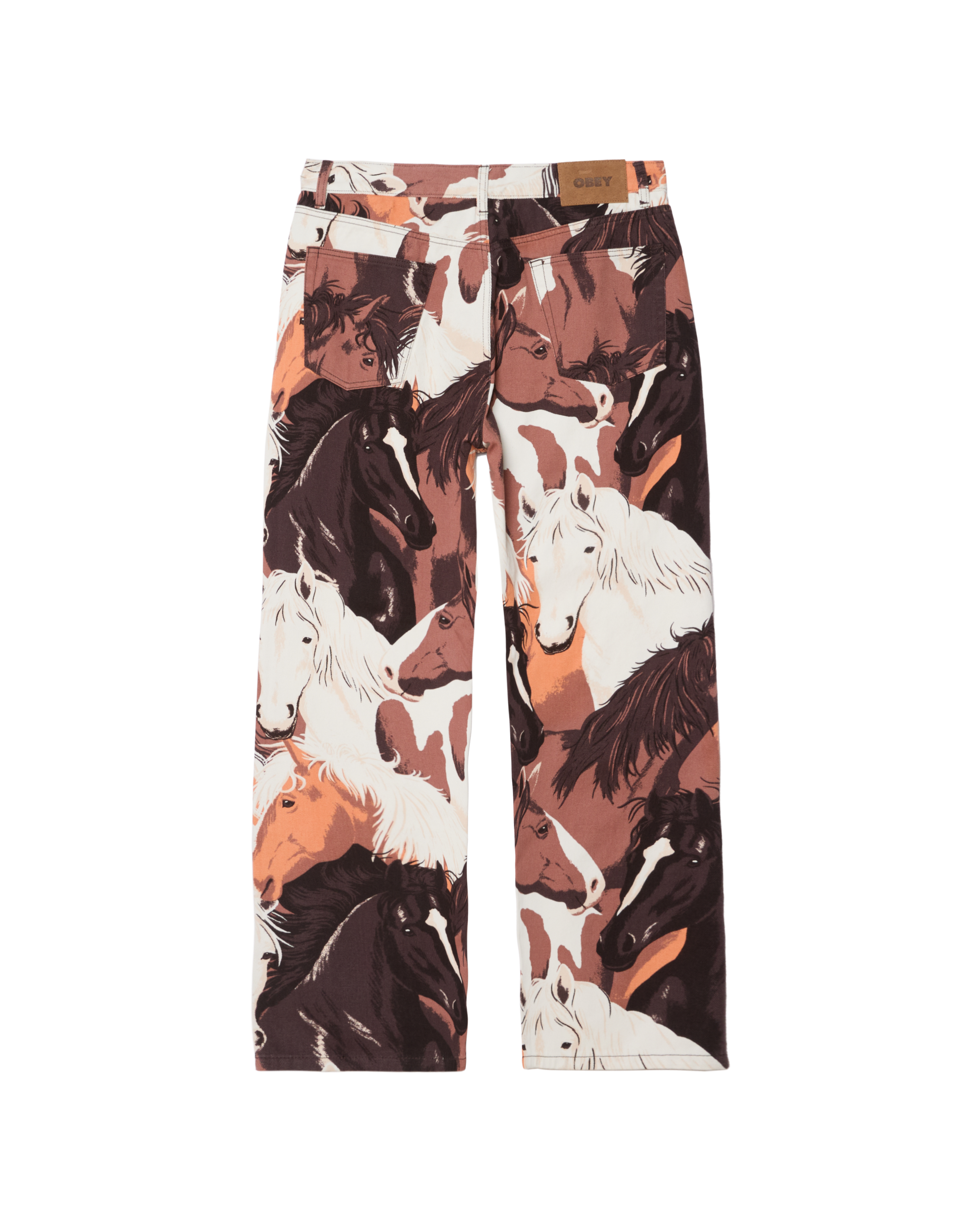CLASSIC BAGGY PRINTED DENIM