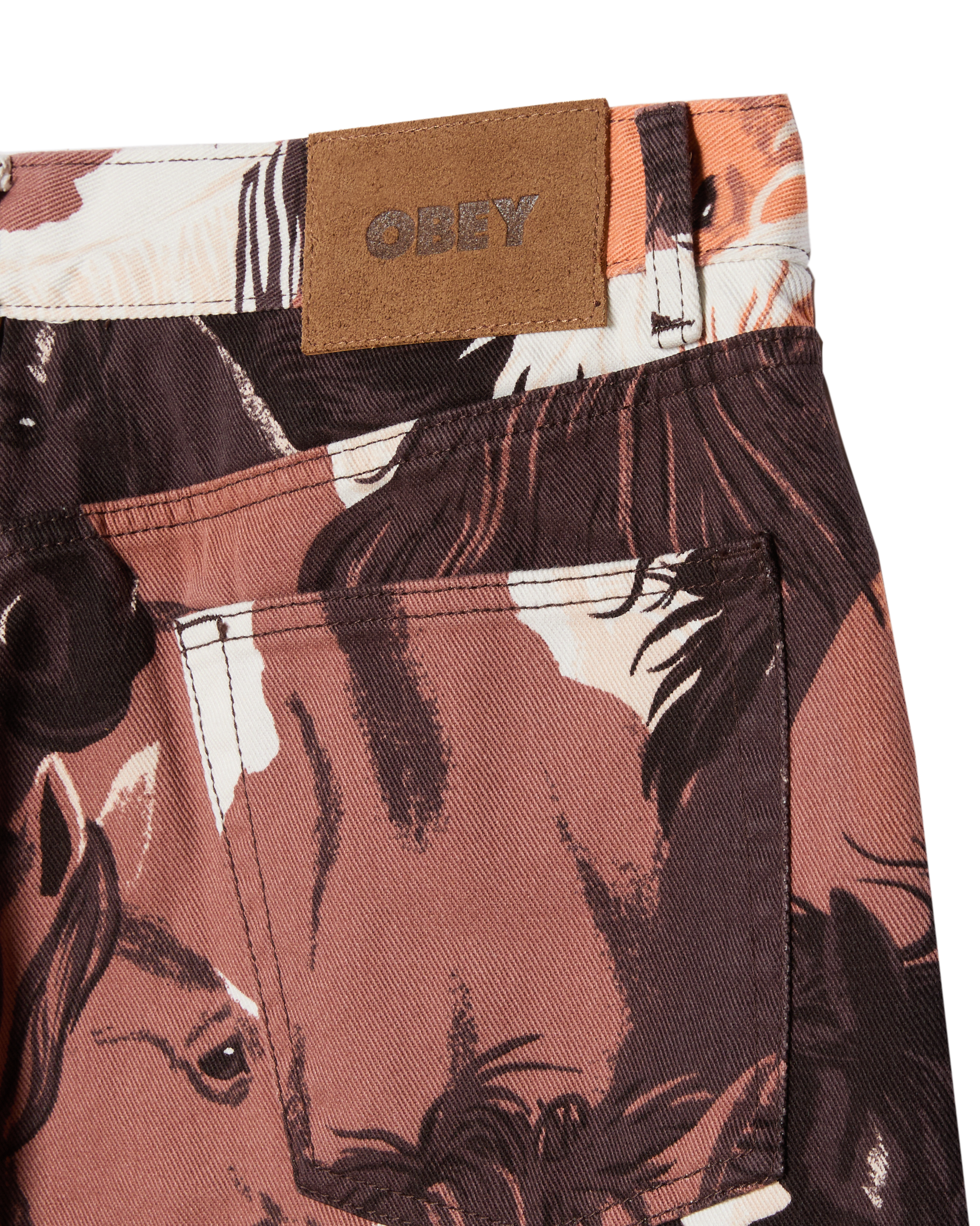 CLASSIC BAGGY PRINTED DENIM