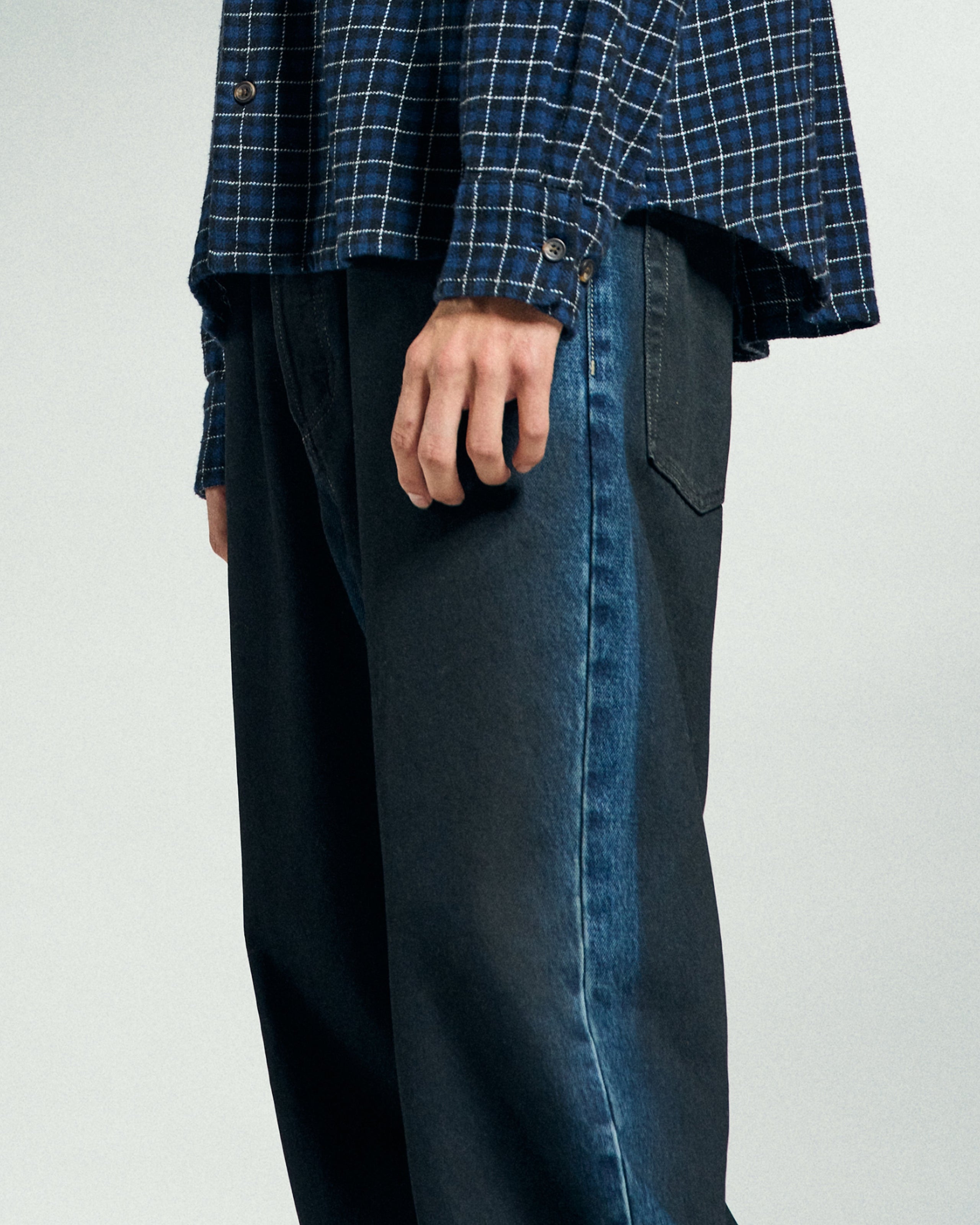 CLASSIC BAGGY SPRAY DENIM