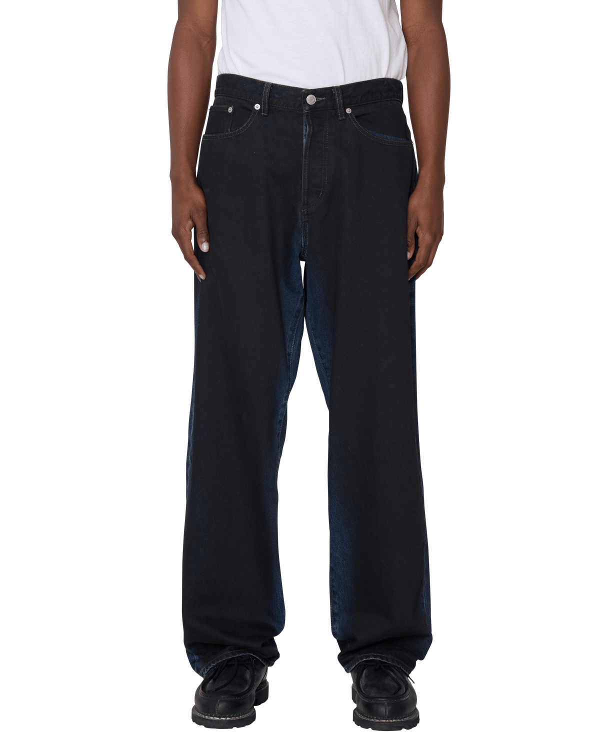 CLASSIC BAGGY SPRAY DENIM