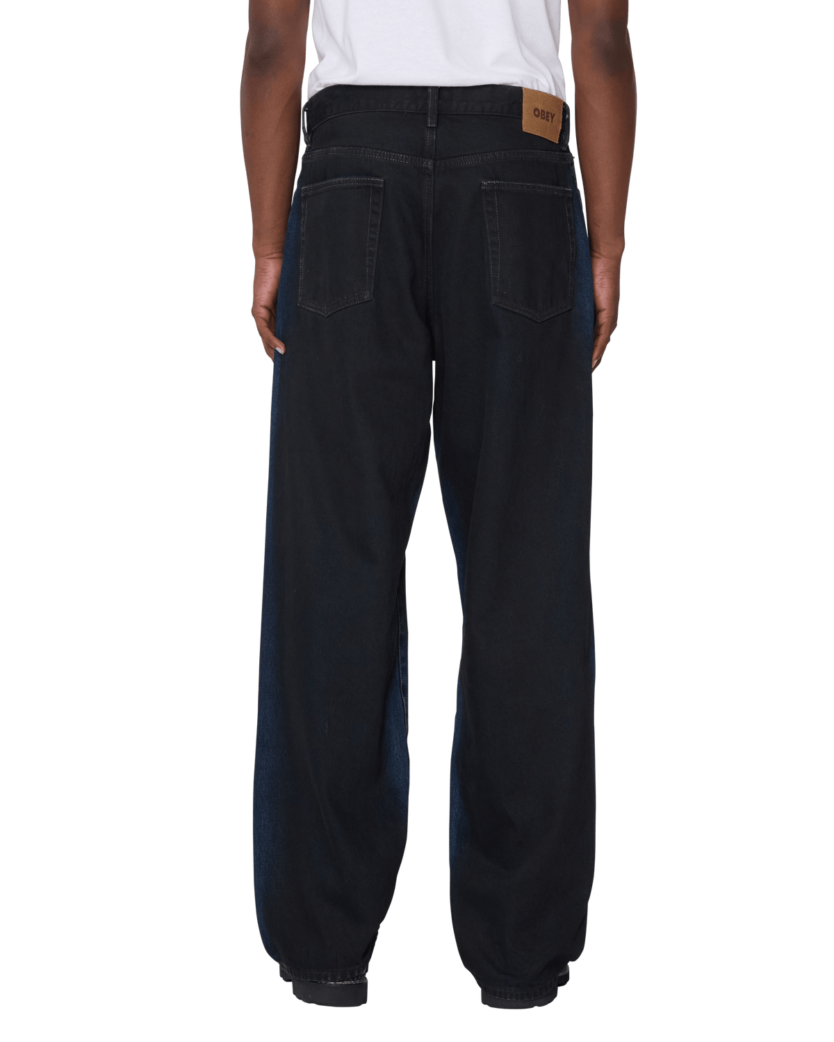 CLASSIC BAGGY SPRAY DENIM