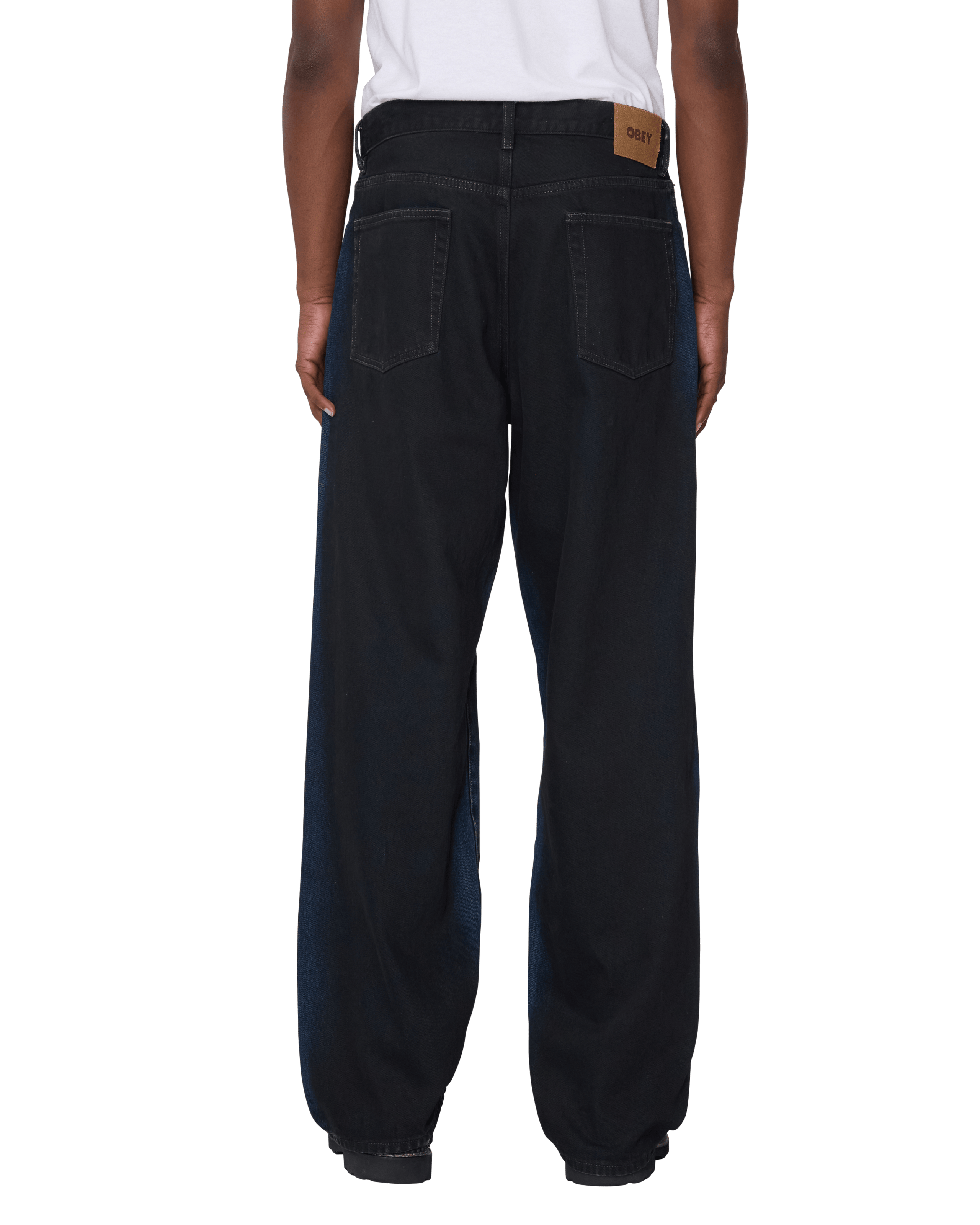 CLASSIC BAGGY SPRAY DENIM