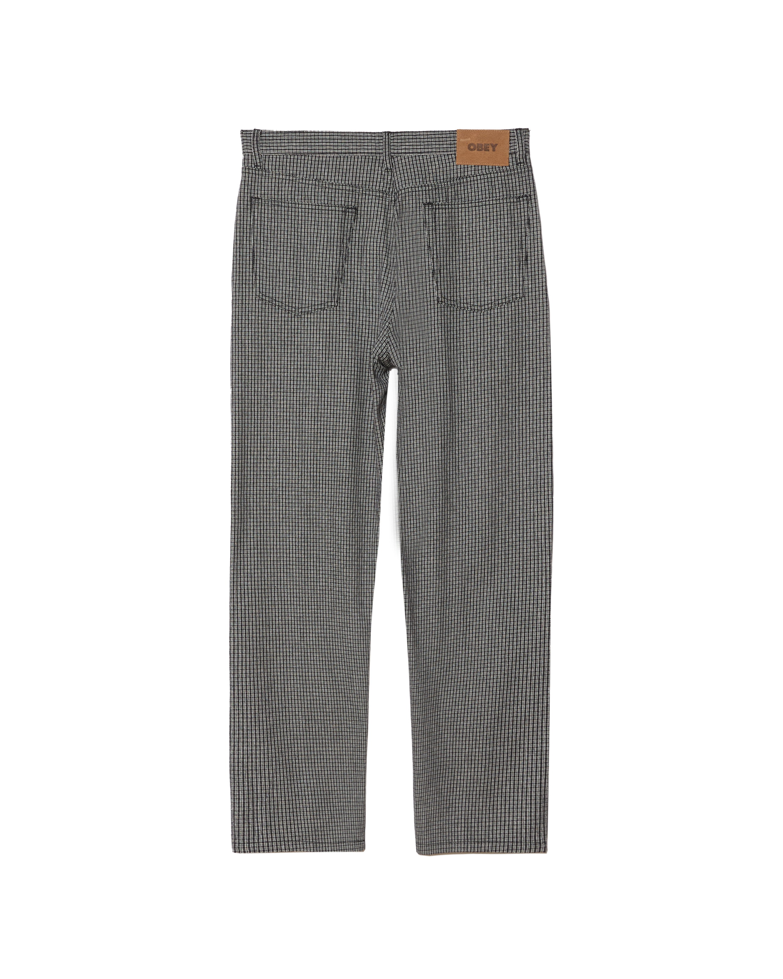 CLASSIC BAGGY PLAID DENIM
