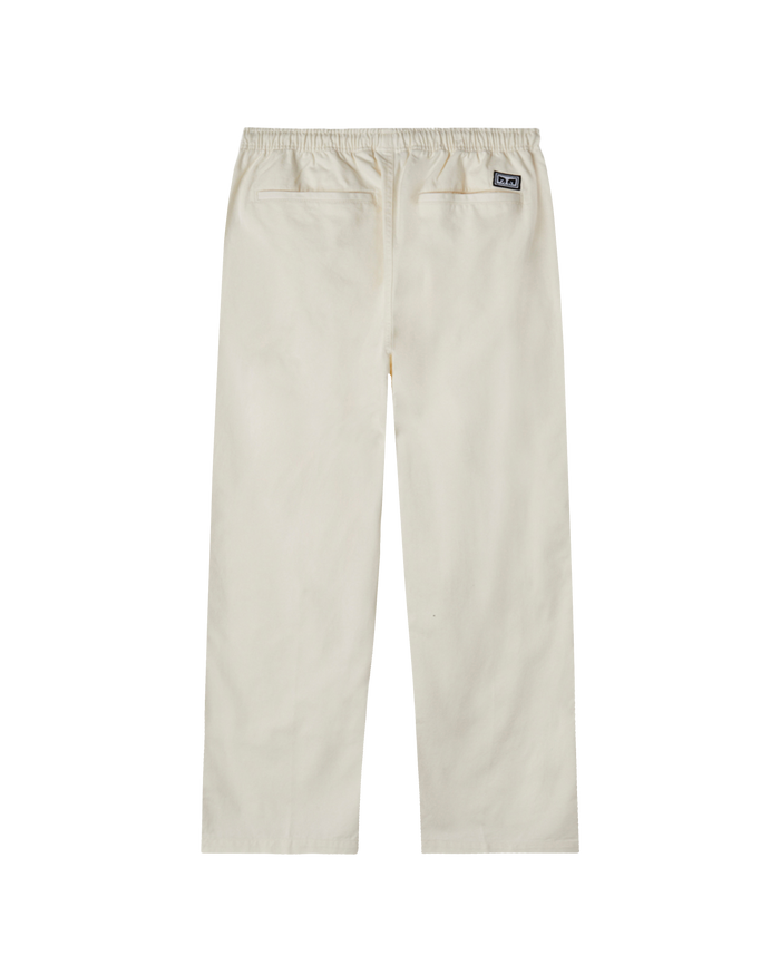 obey easy twill pant unbleached - alternate view
