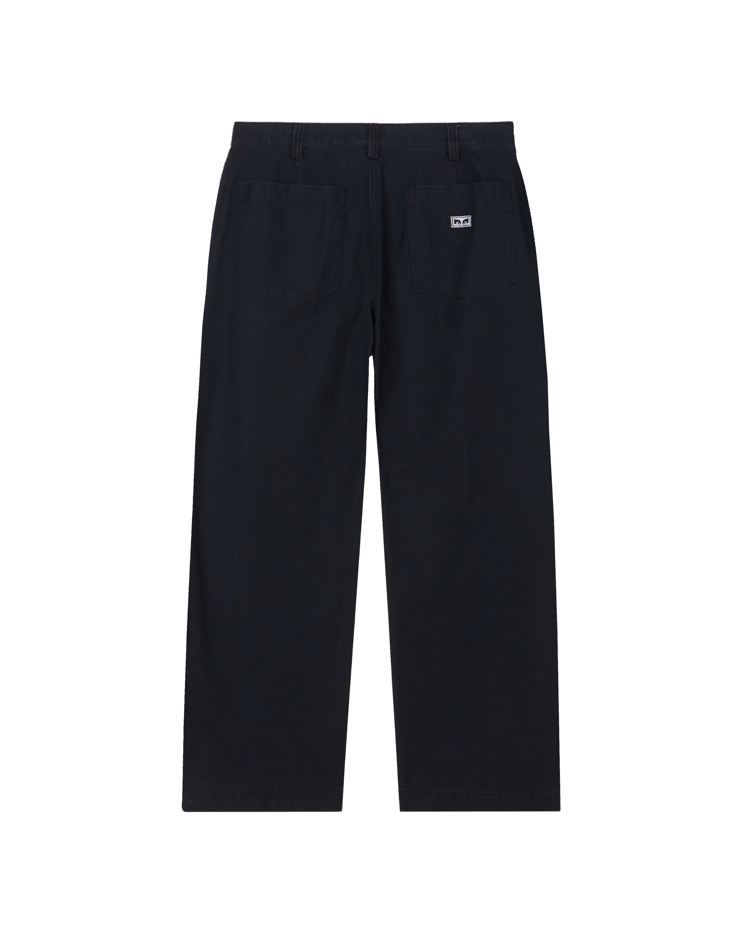 obey bigwig baggy utility pant anthracite faded wash (zoomed)