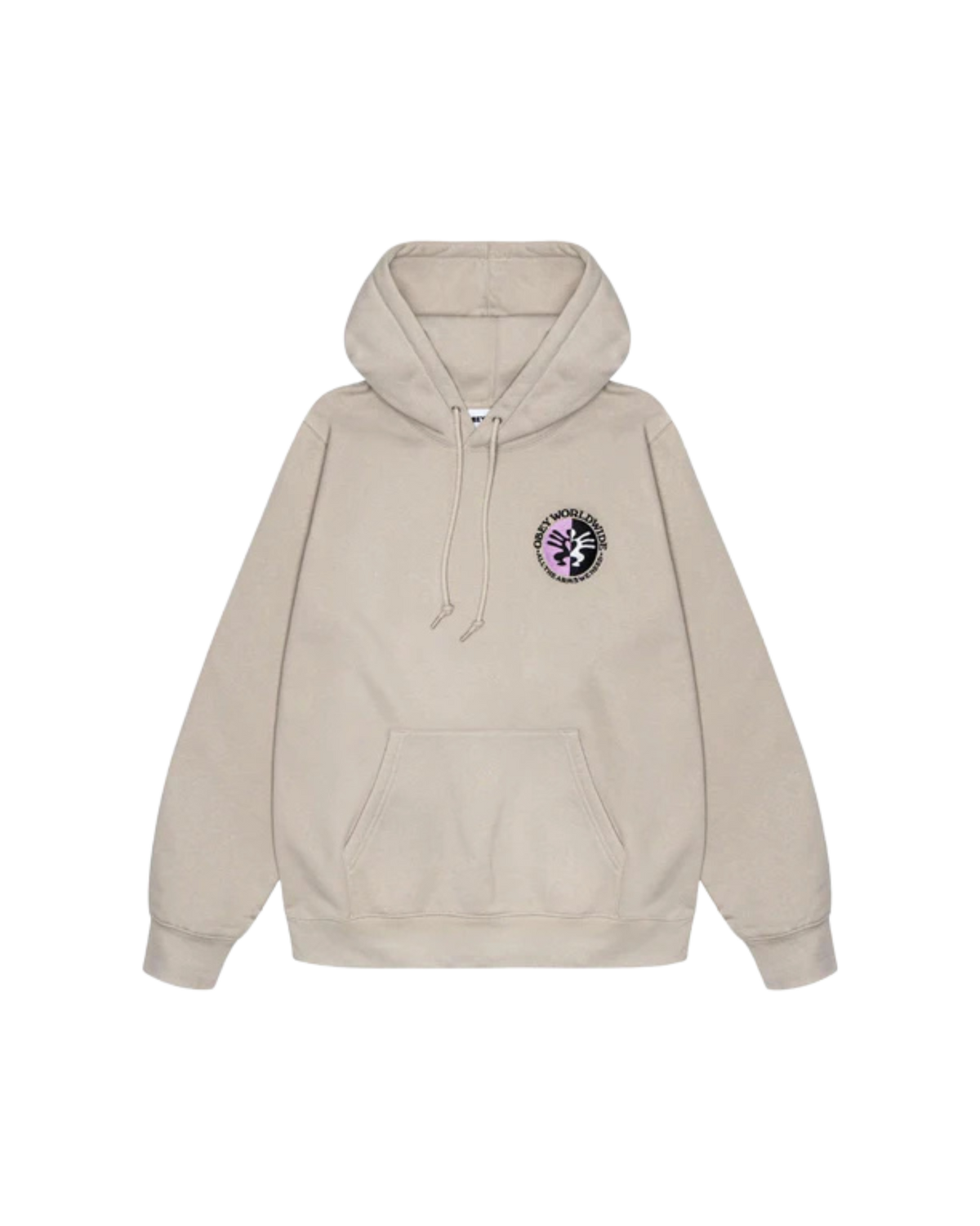 ALL ARMS PULLOVER HOOD Silver Grey