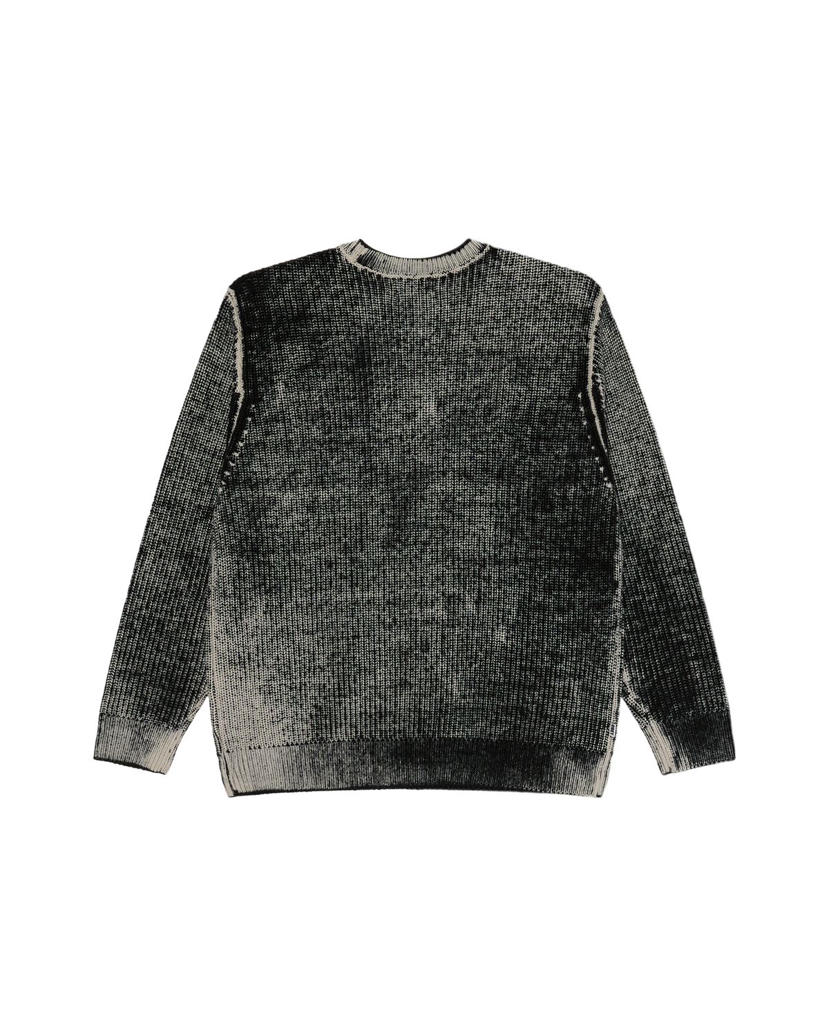 obey-spray-effect-sweater-dark-black-multi (zoomed)