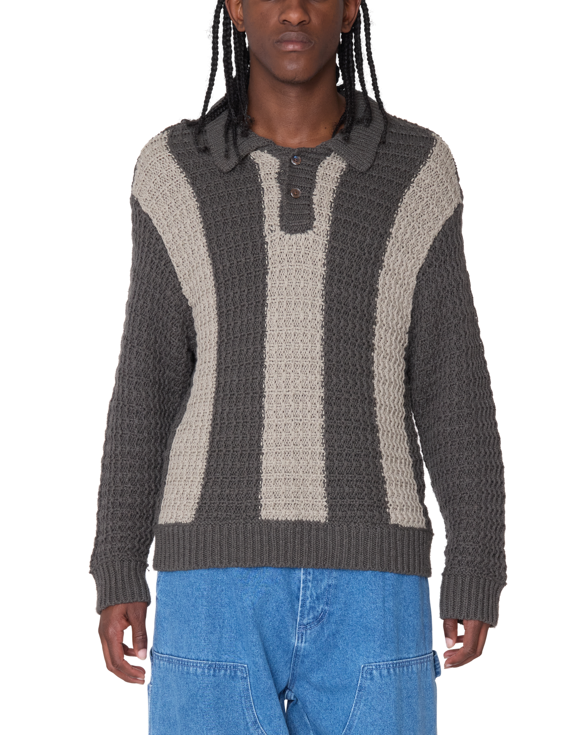 TEXTURED RUGBY POLO
