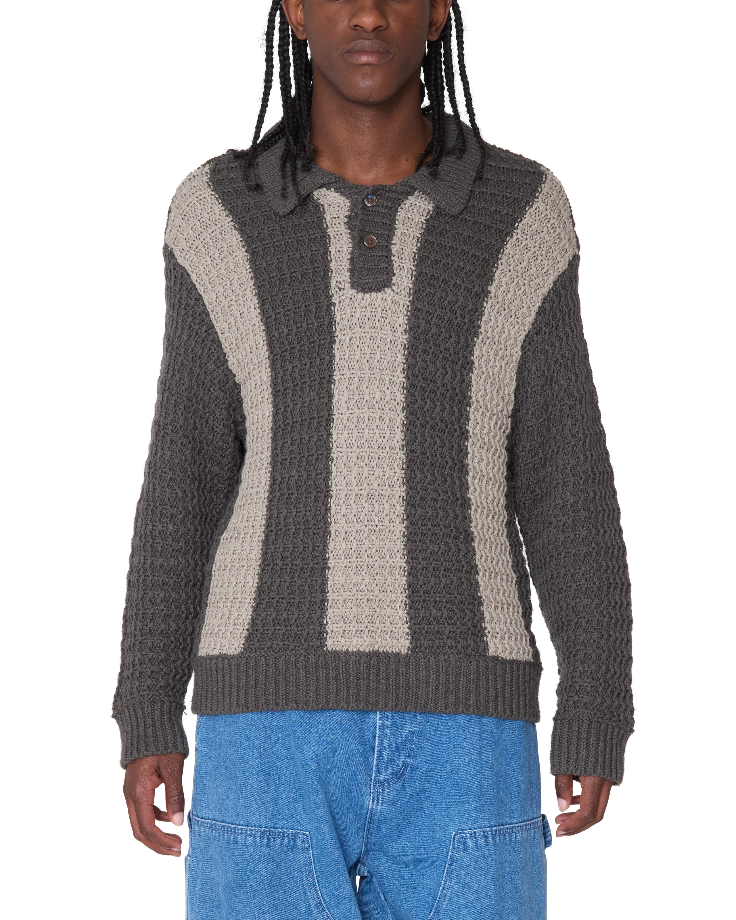 TEXTURED RUGBY POLO