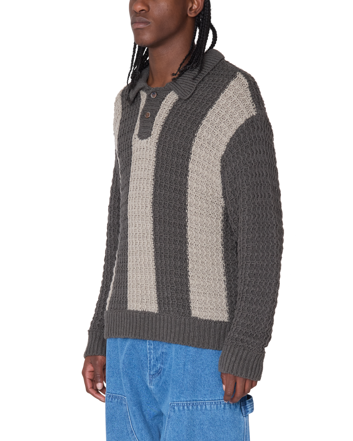TEXTURED RUGBY POLO