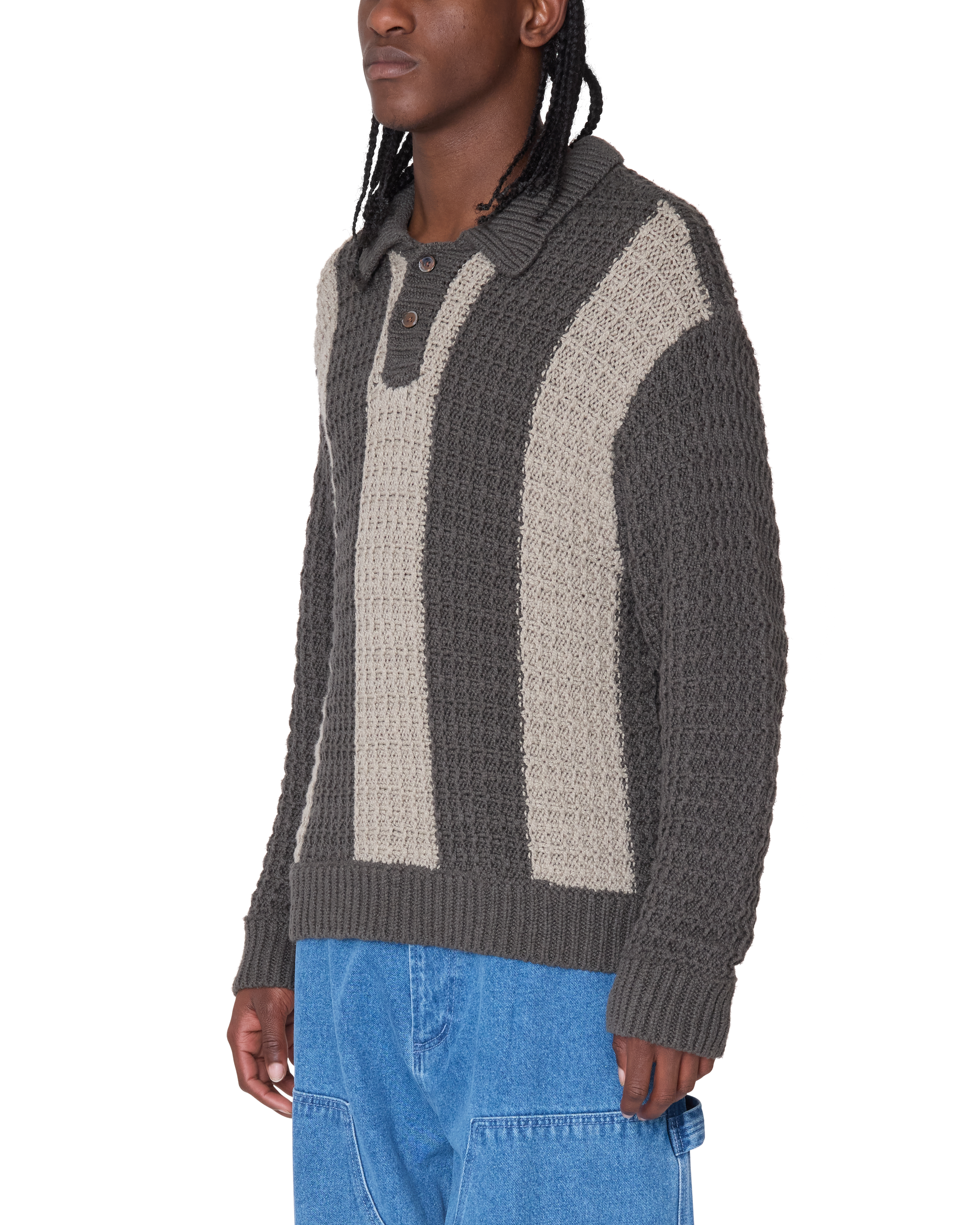 TEXTURED RUGBY POLO