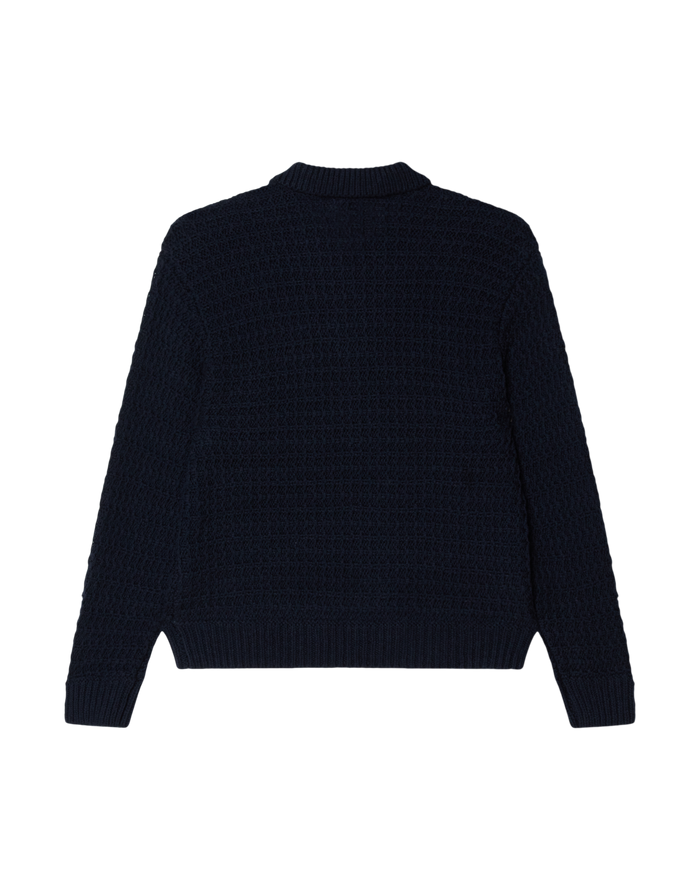 TEXTURED RUGBY POLO