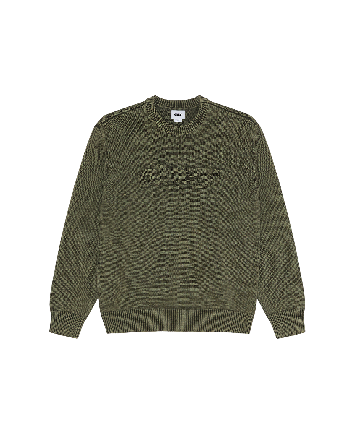 FADE WASH SPEED LOGO SWEATER (zoomed)