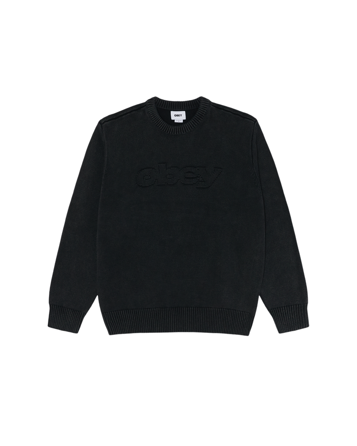 FADE WASH SPEED LOGO SWEATER