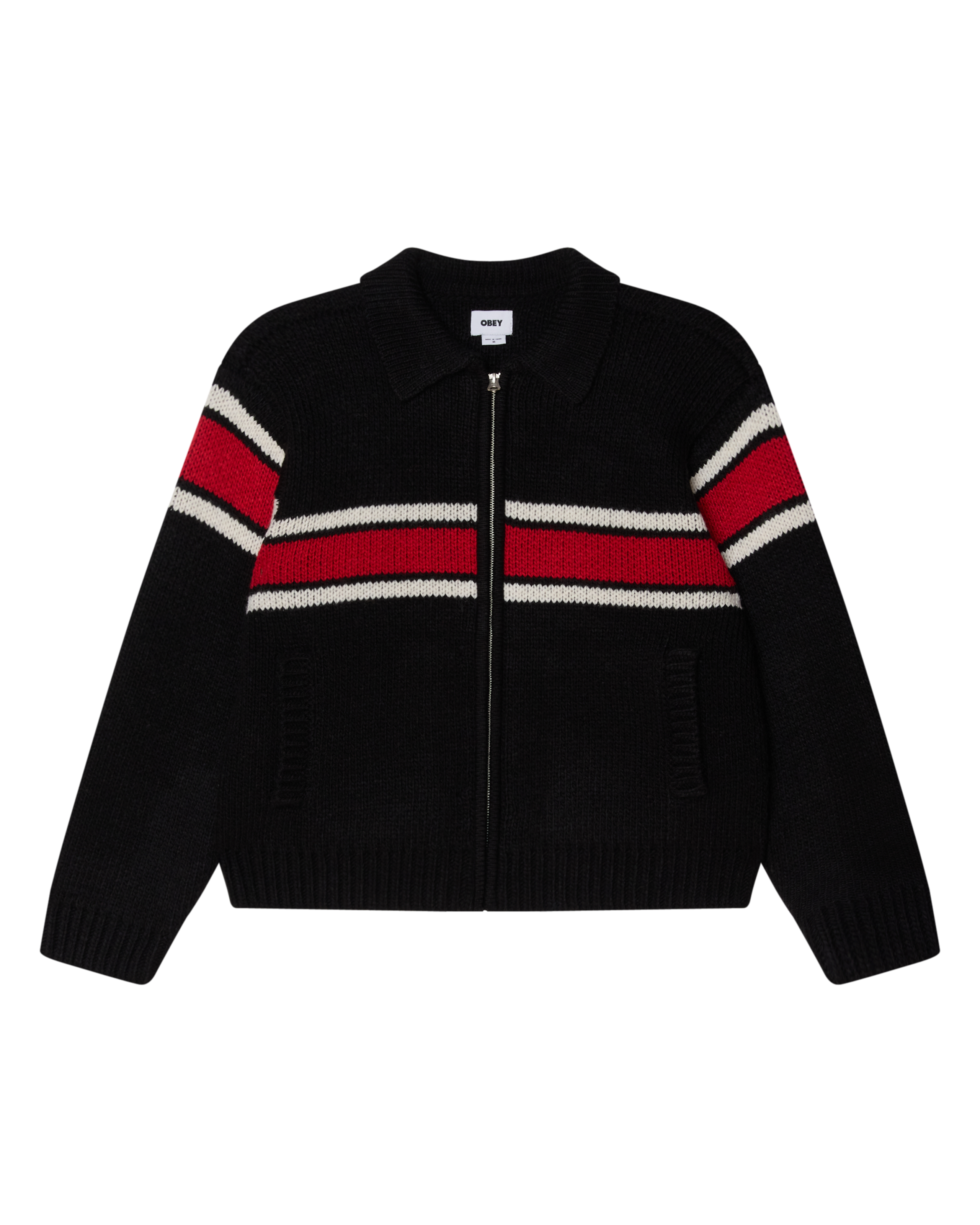 BERNARD ZIP UP SWEATER