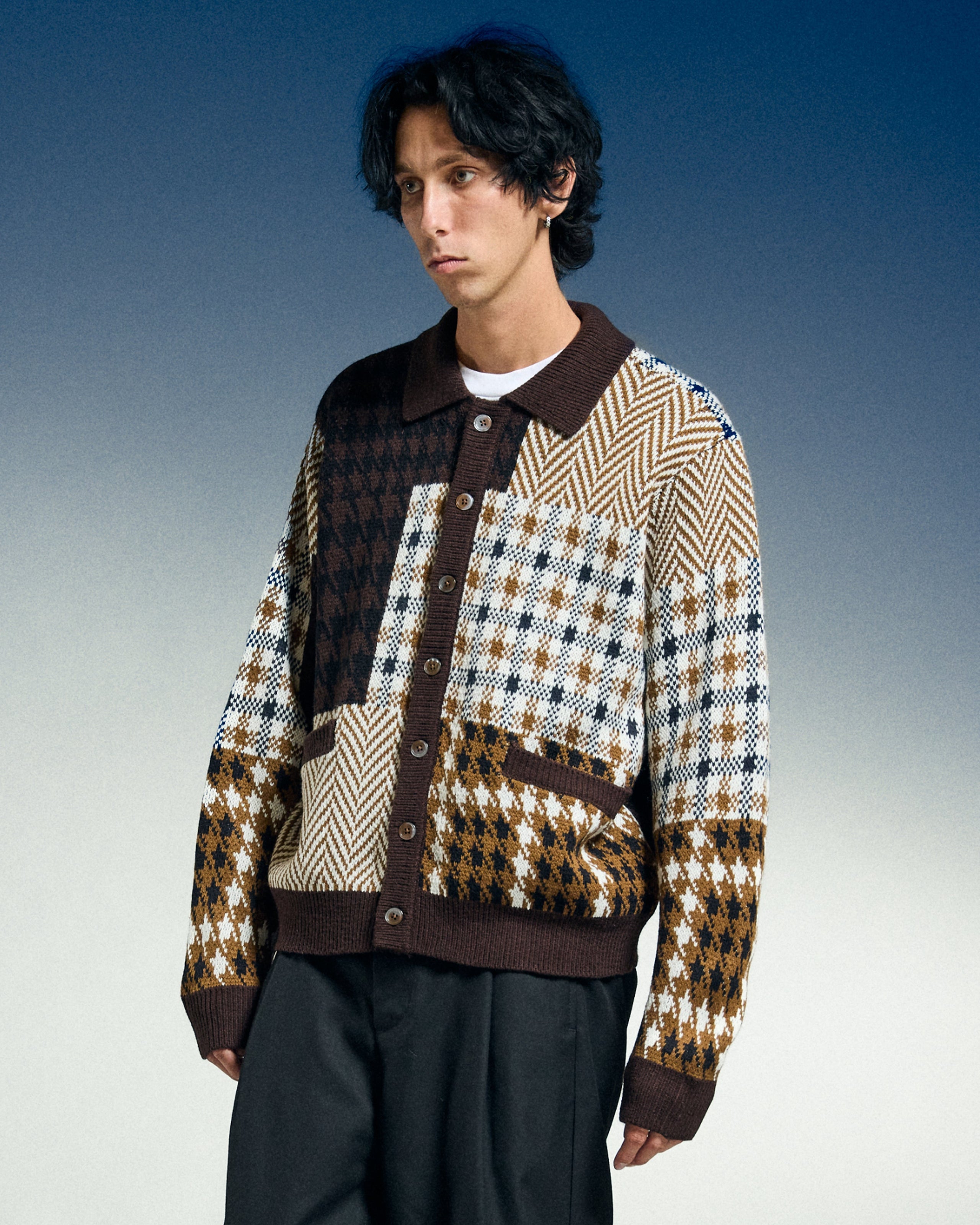 PATCHWORK CARDIGAN
