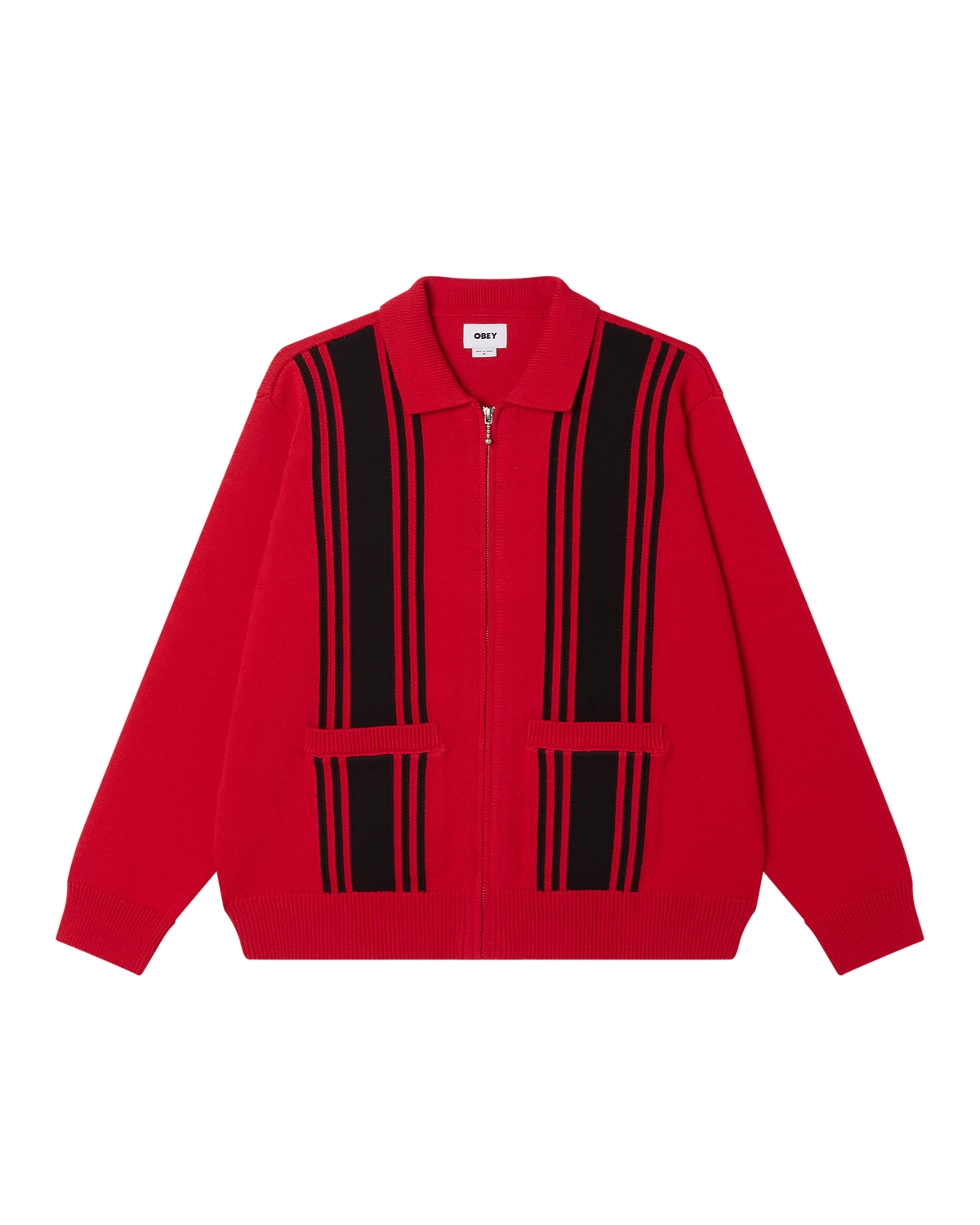 BUILT Apparel セットアップ　レッドM MATT ZIP UP SWEATER – OBEY CLOTHING EU