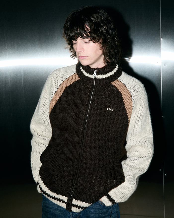 AVEN ZIP UP SWEATER - alternate view