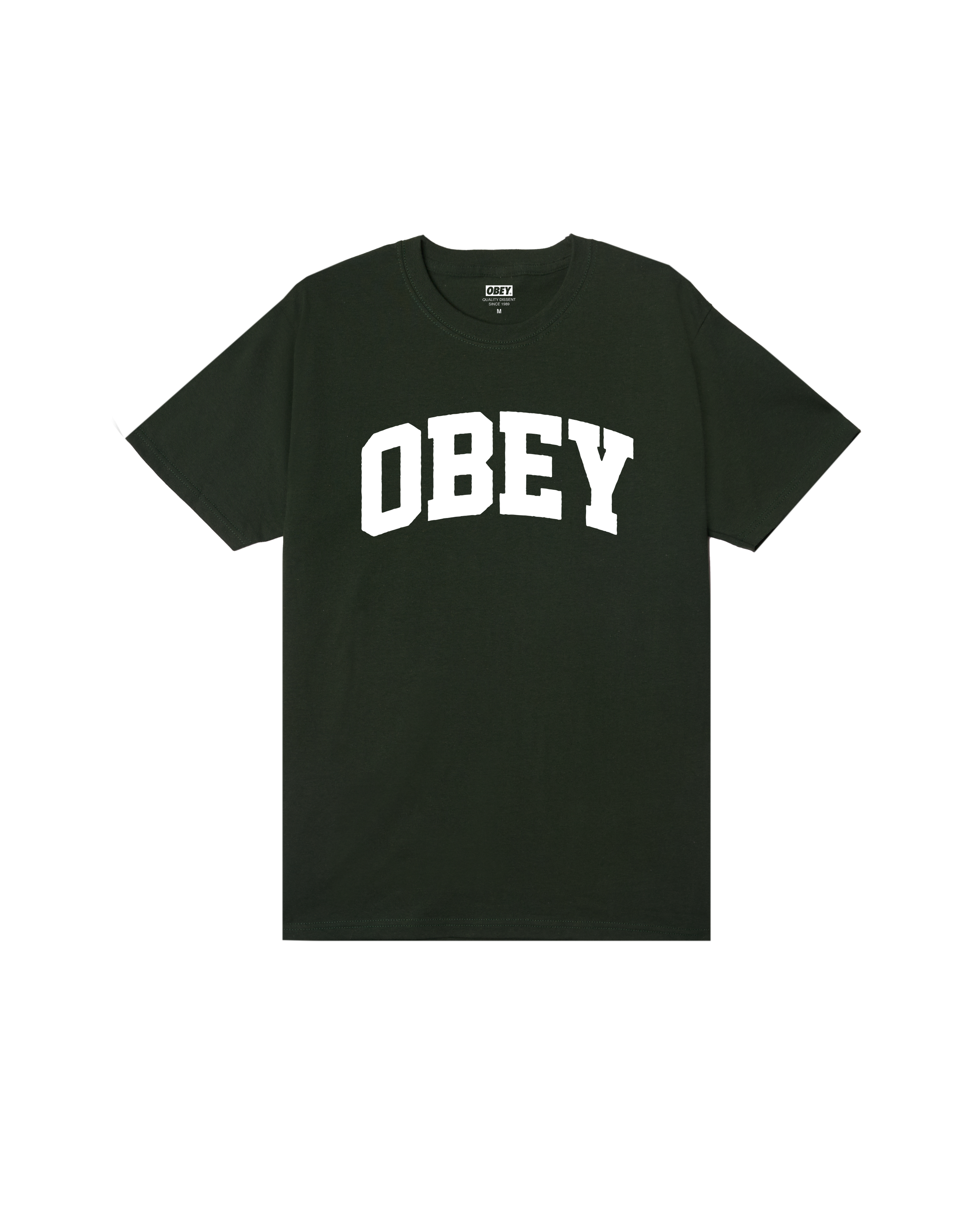 obey-collegiate-standard-t-shirt-forest-green (zoomed)