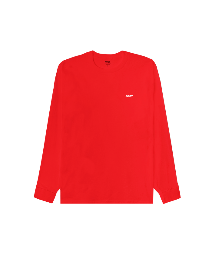 obey-the-medium-is-the-message-classic-ls-t-shirt-red - alternate view