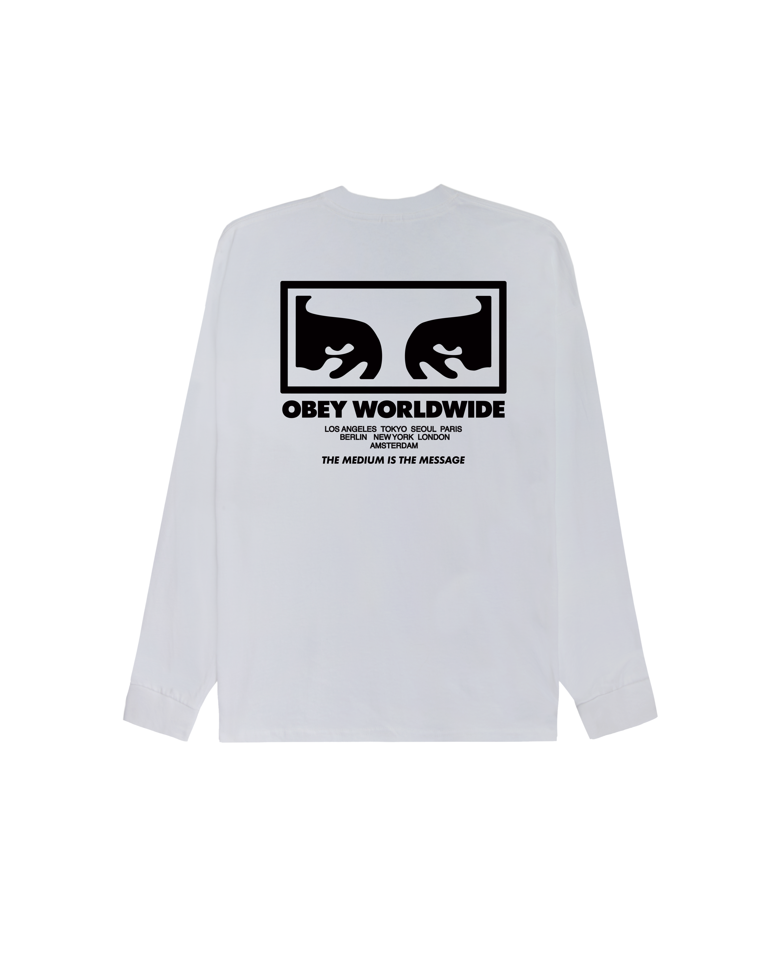 THE MEDIUM IS THE MESSAGE CLASSIC LS T-SHIRT – OBEY CLOTHING EU