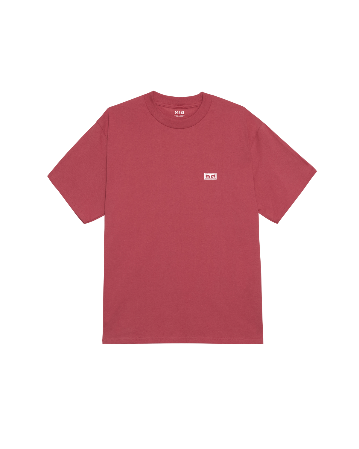obey-eyes-iii-classic-t-shirt-mineral-red (zoomed)