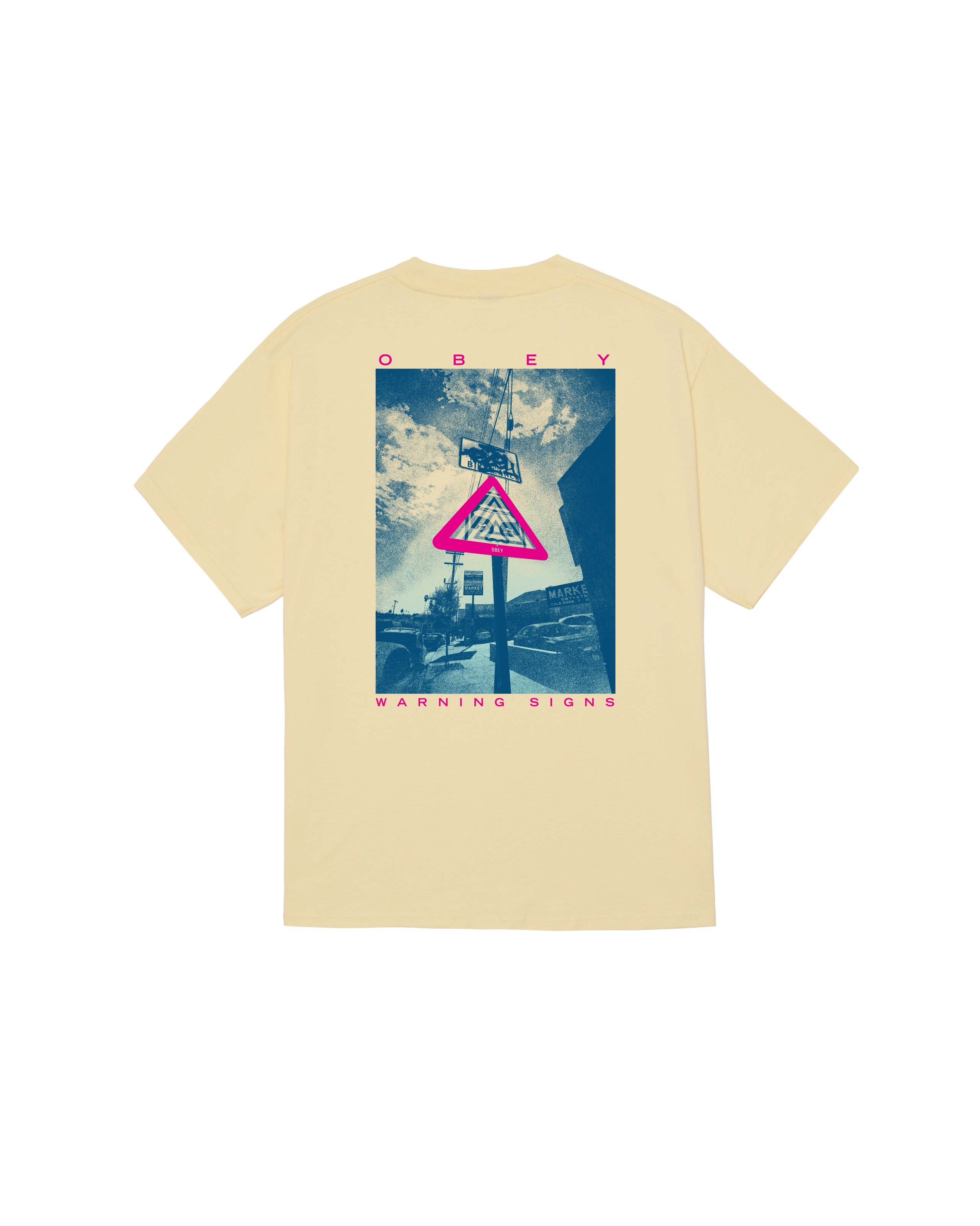 WARNING SIGN CLASSIC T-SHIRT (zoomed)