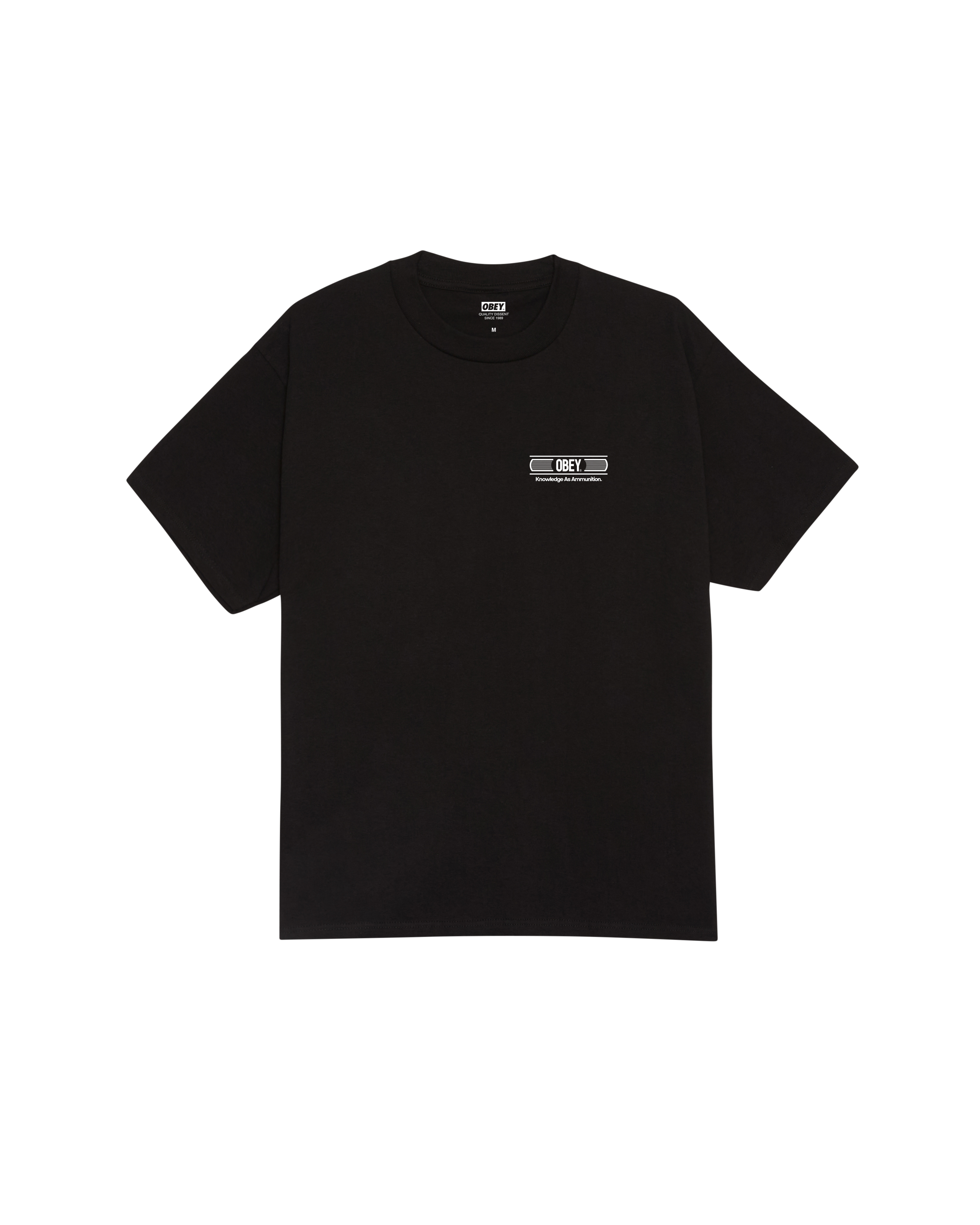 KNOWLEDGE AS AMMUNITION CLASSIC T-SHIRT (zoomed)