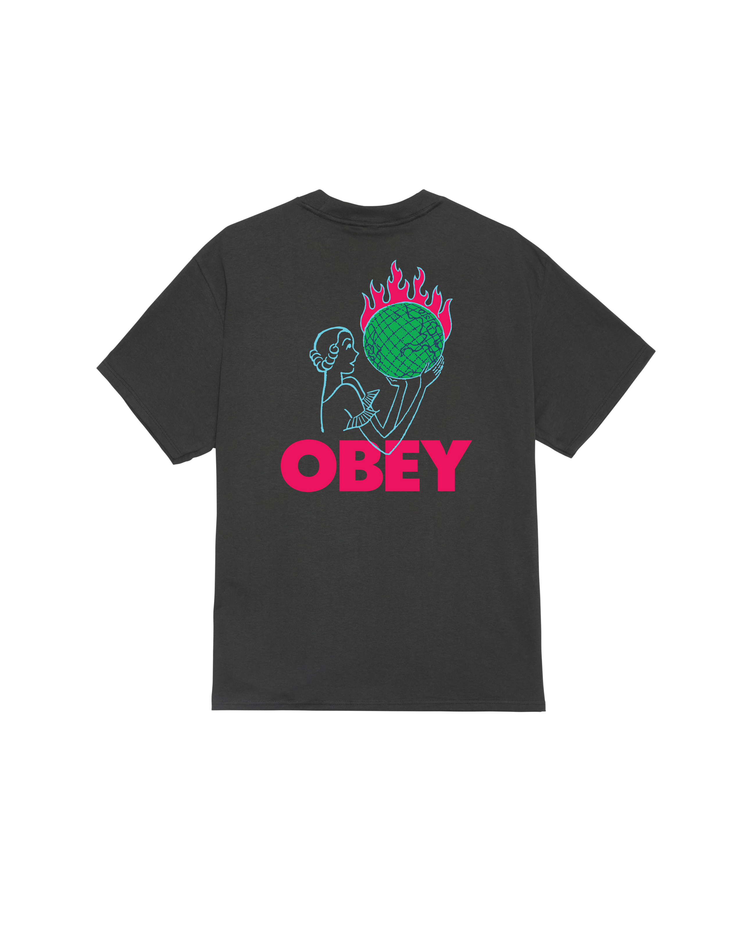 WORLD IN FLAMES CLASSIC T-SHIRT (zoomed)