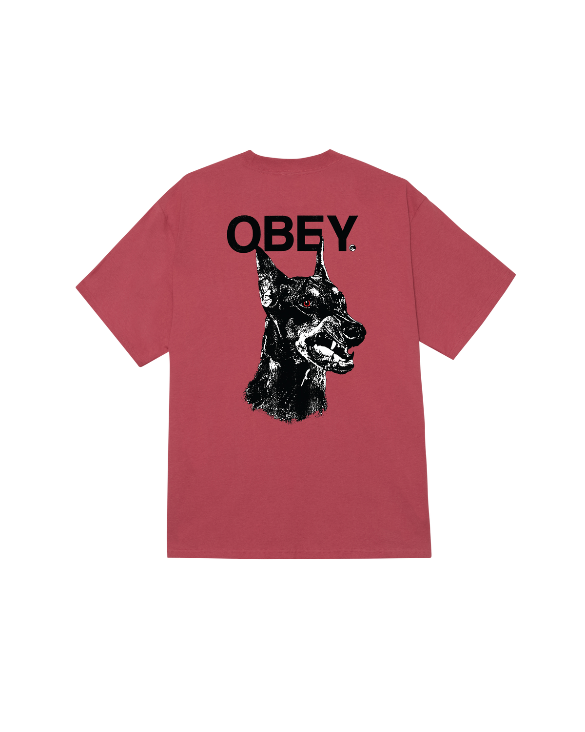 obey-doberman-classic-t-shirt-mineral-red (zoomed)