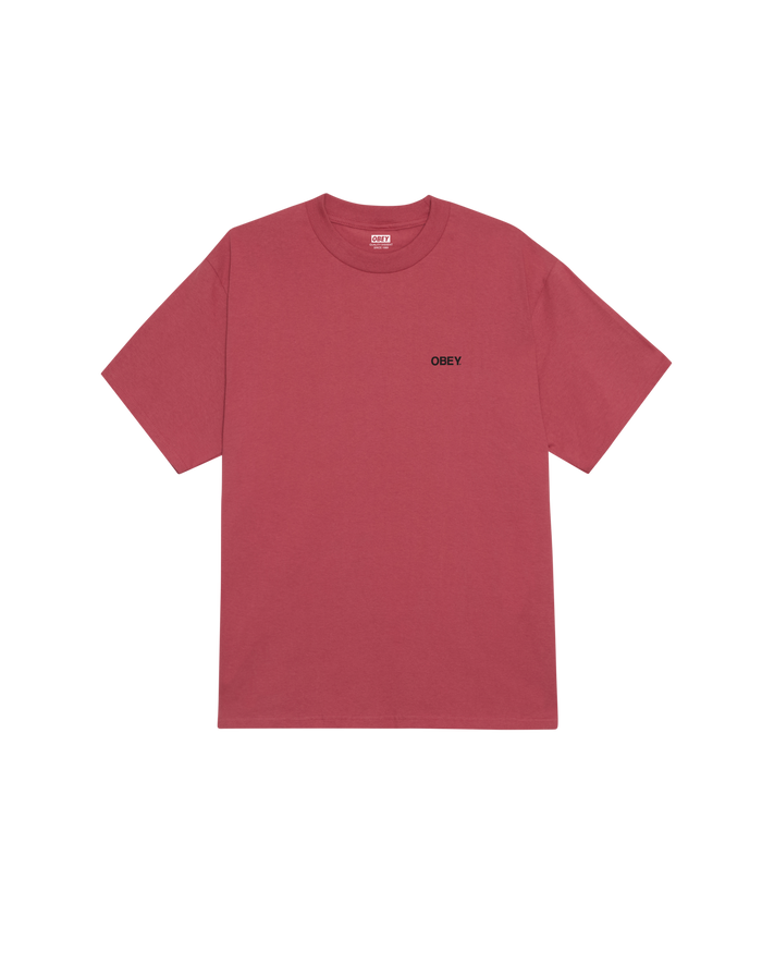 obey-doberman-classic-t-shirt-mineral-red - alternate view