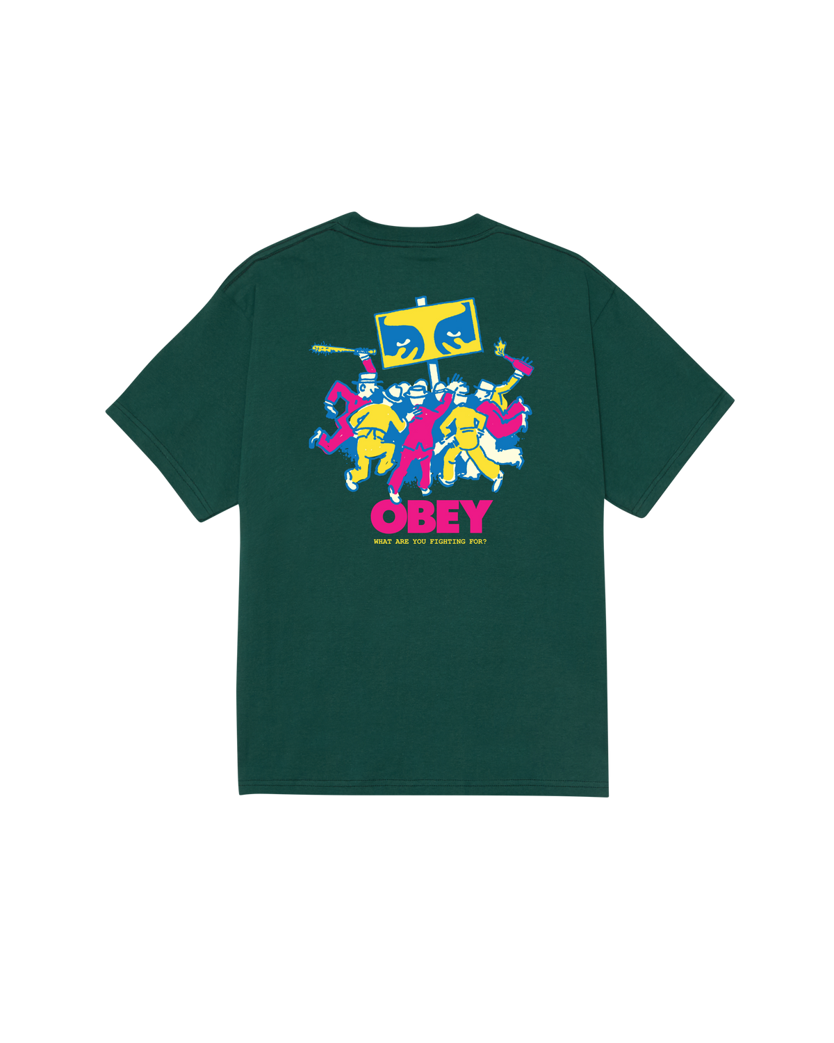 obey-steady-mobbin-classic-t-shirt-rainforest (zoomed)