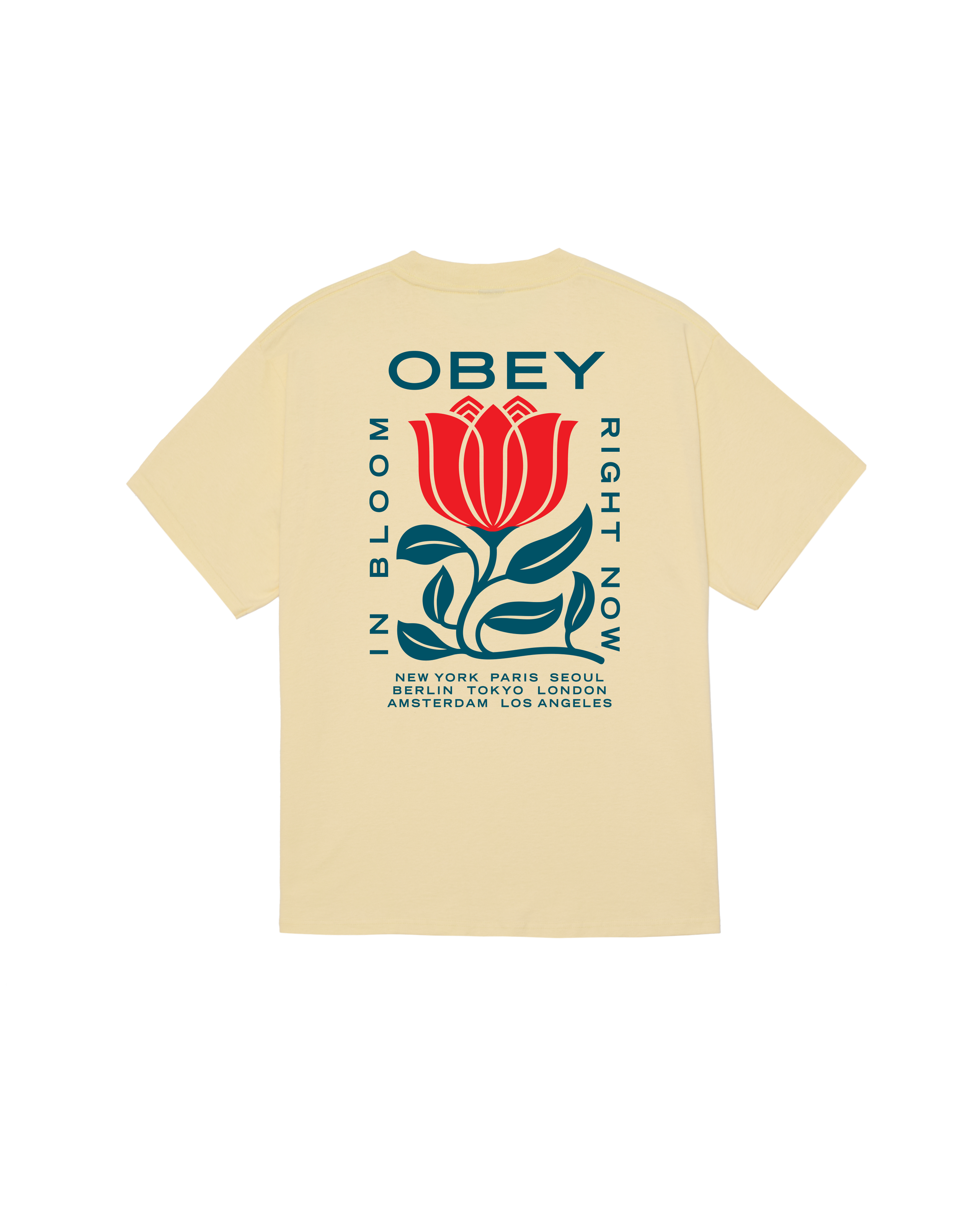 obey-in-bloom-classic-t-shirt-pale-yellow (zoomed)