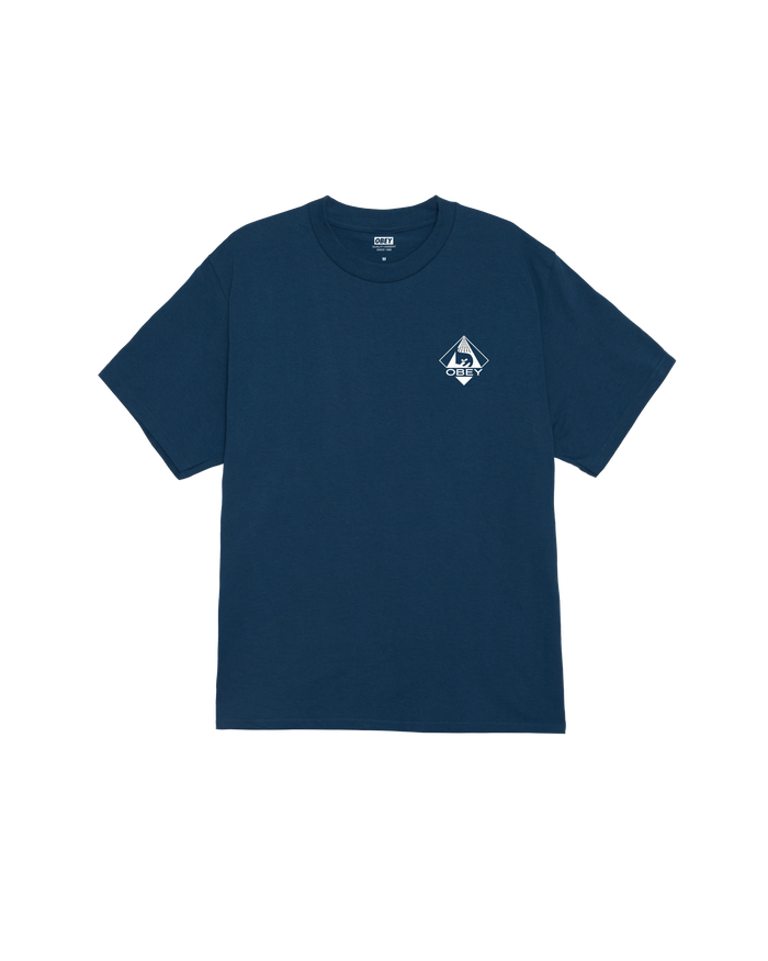 obey-icon-pyramid-classic-t-shirt-harbor-blue - alternate view