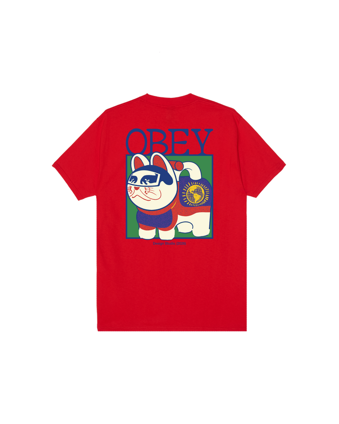 obey-lucky-cat-classic-t-shirt-red