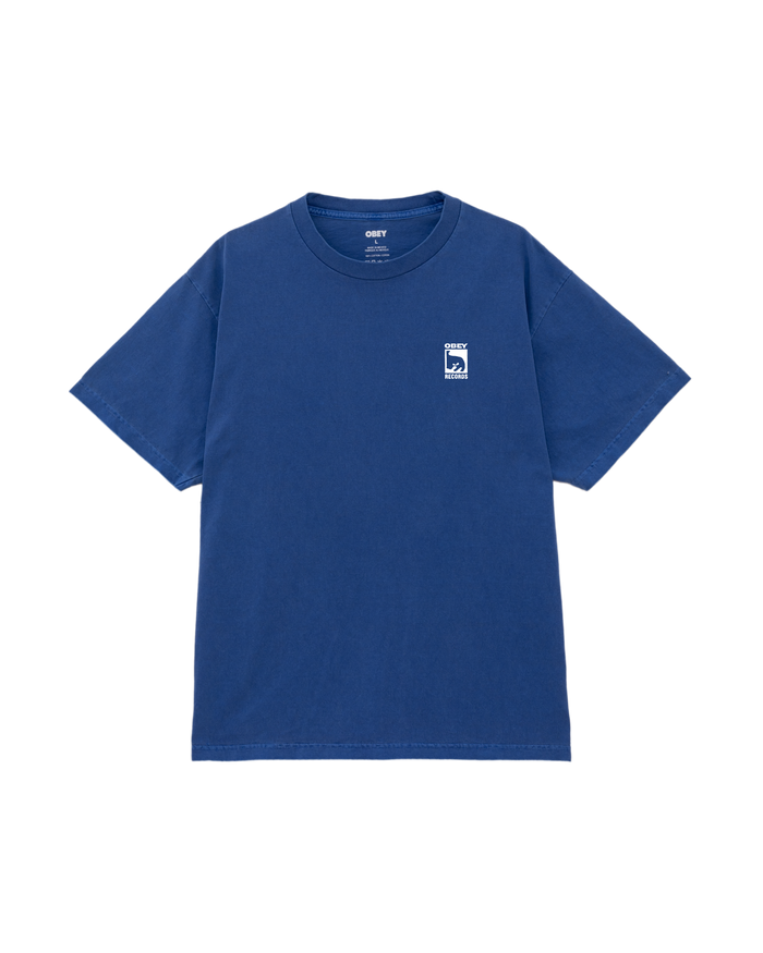 obey-records-icon-pigment-t-shirt-pigment-electric-indigo - alternate view