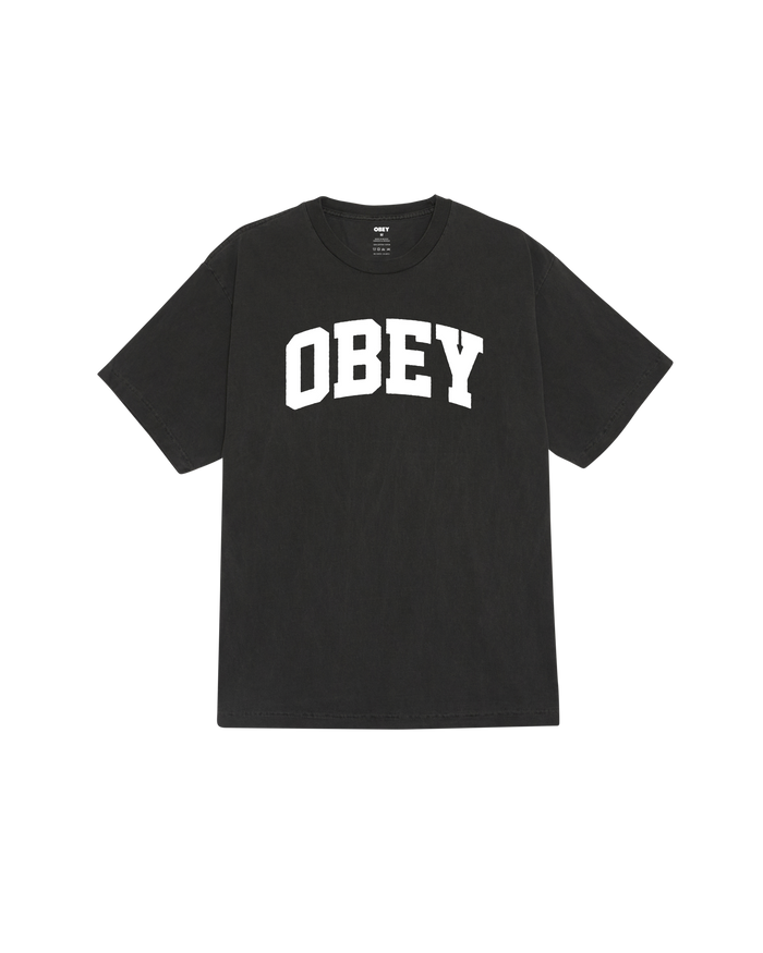 OBEY COLLEGIATE PIGMENT T-SHIRT