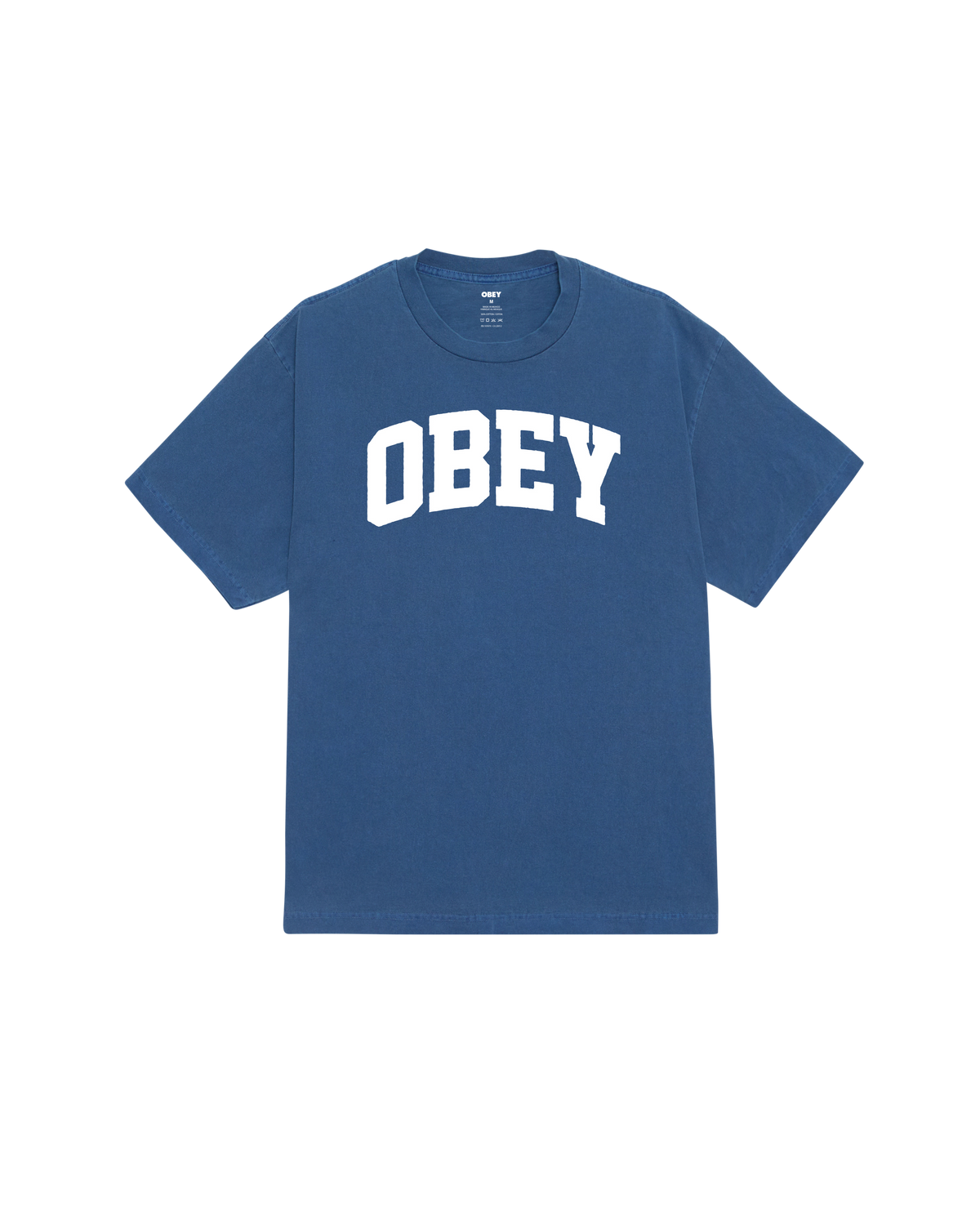 OBEY COLLEGIATE PIGMENT T-SHIRT