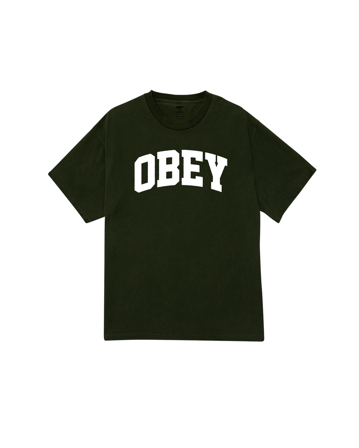 OBEY COLLEGIATE PIGMENT T-SHIRT