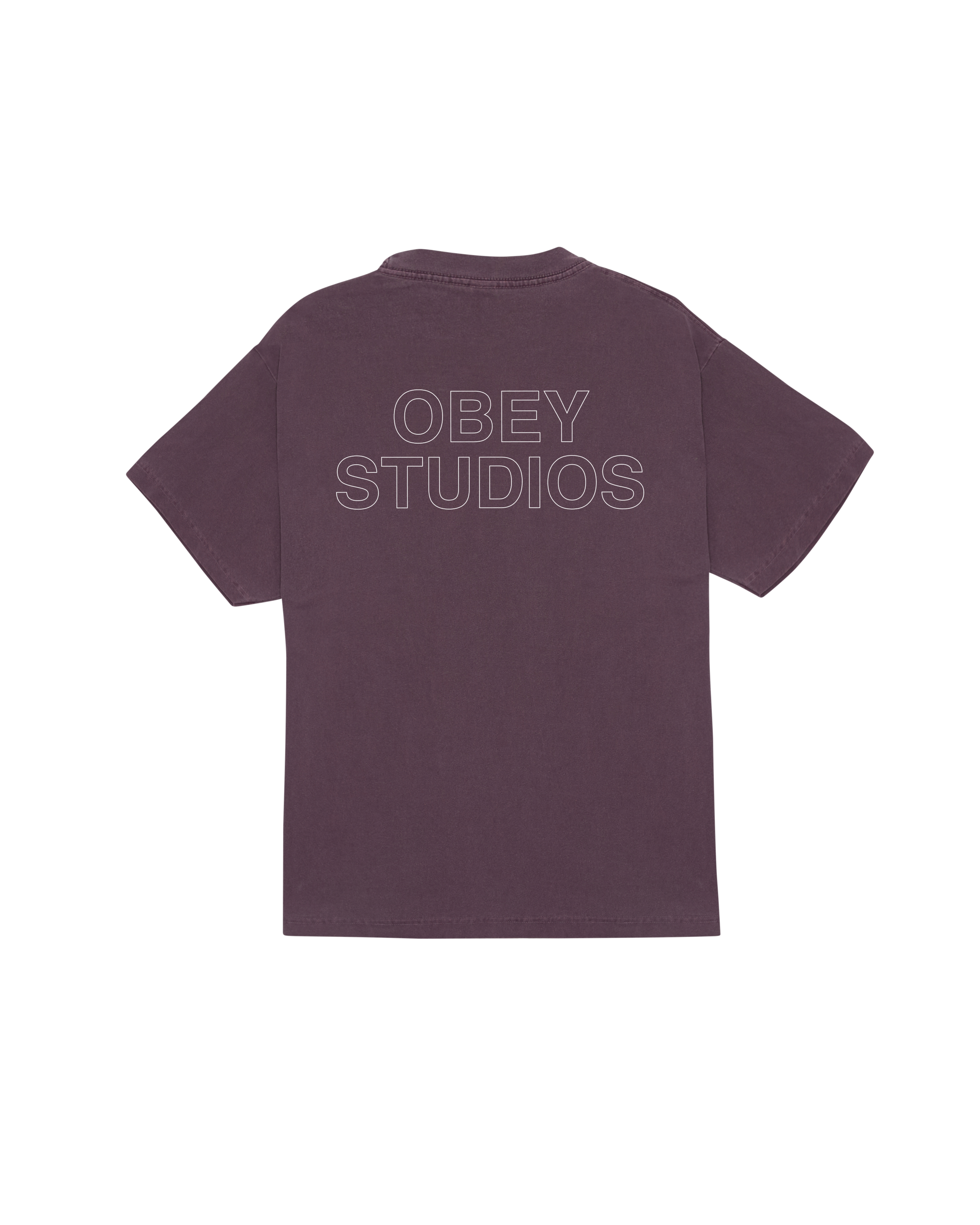 OBEY STUDIOS OUTLINE PIGMENT T-SHIRT