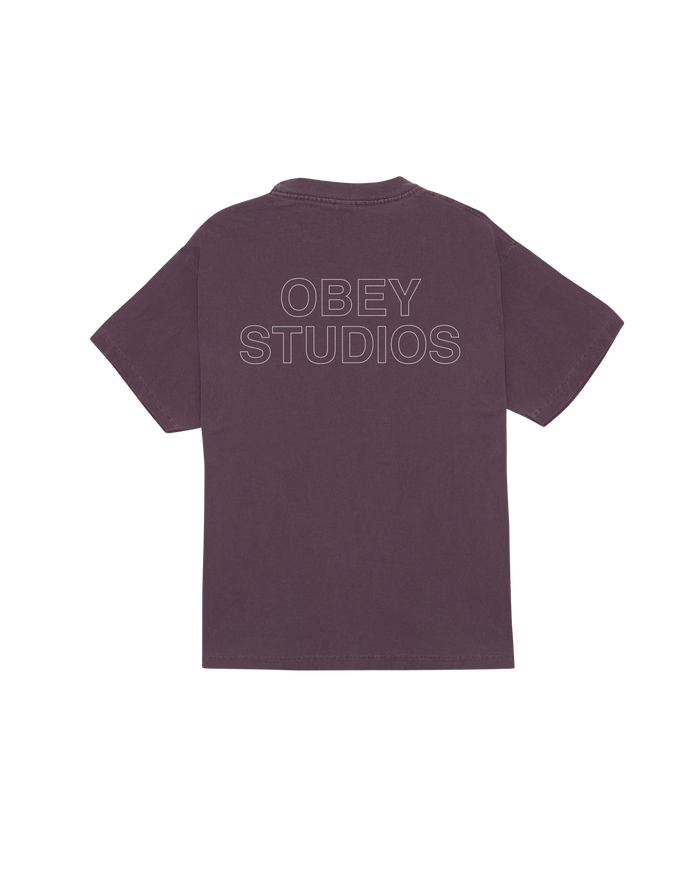 OBEY STUDIOS OUTLINE PIGMENT T-SHIRT