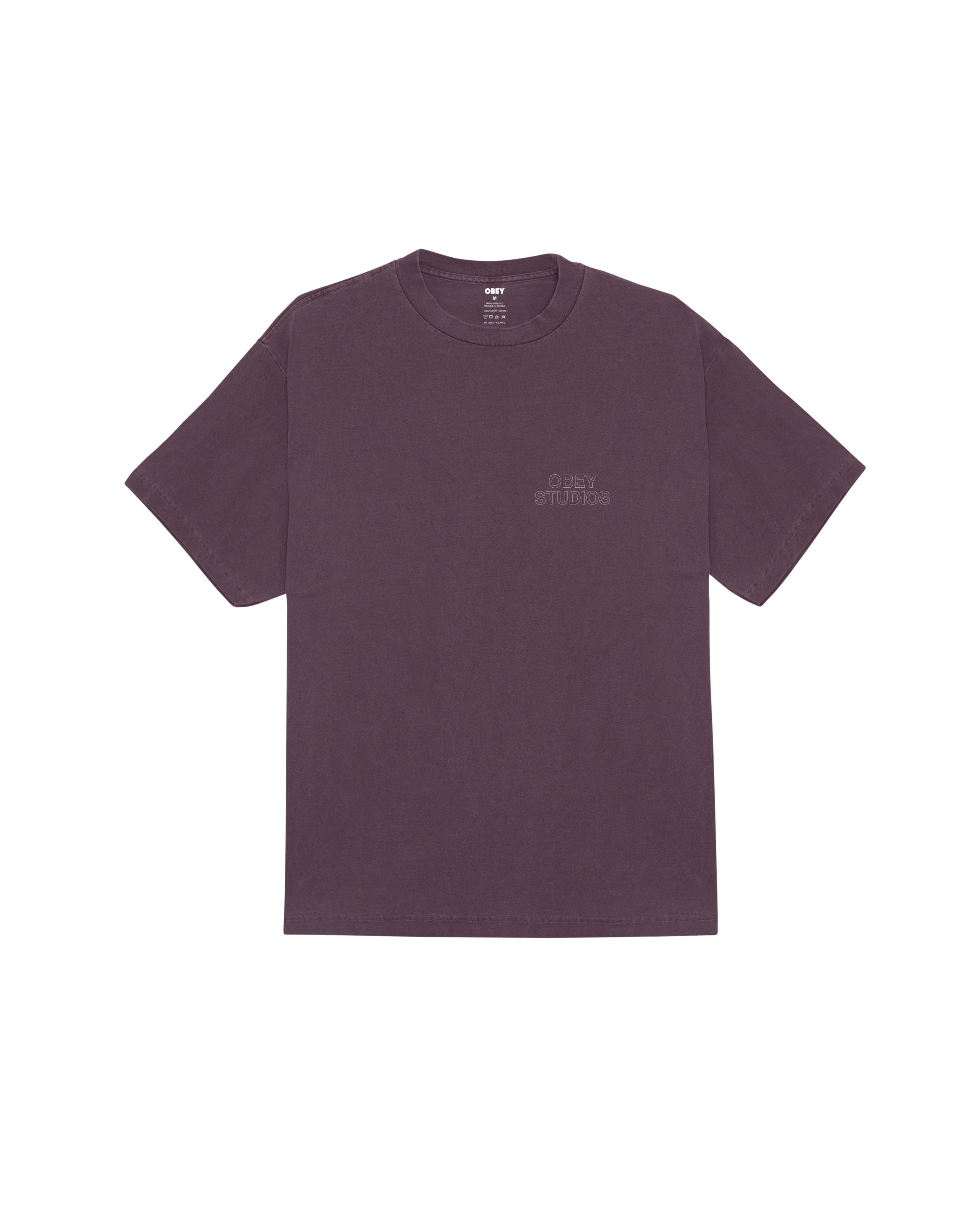 OBEY STUDIOS OUTLINE PIGMENT T-SHIRT