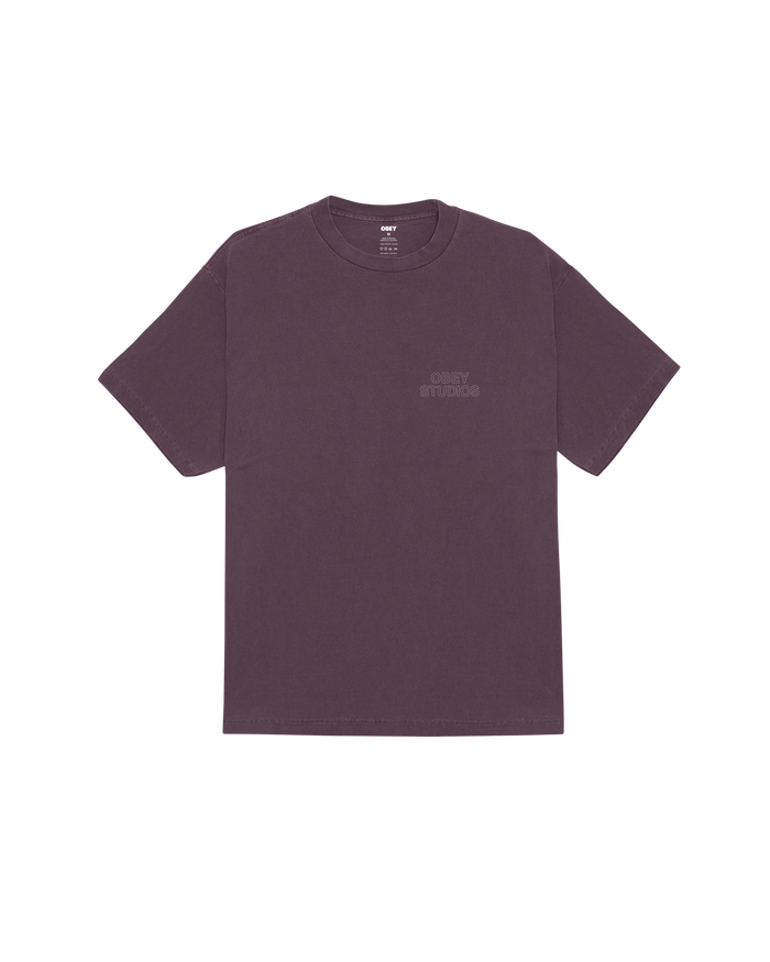 OBEY STUDIOS OUTLINE PIGMENT T-SHIRT