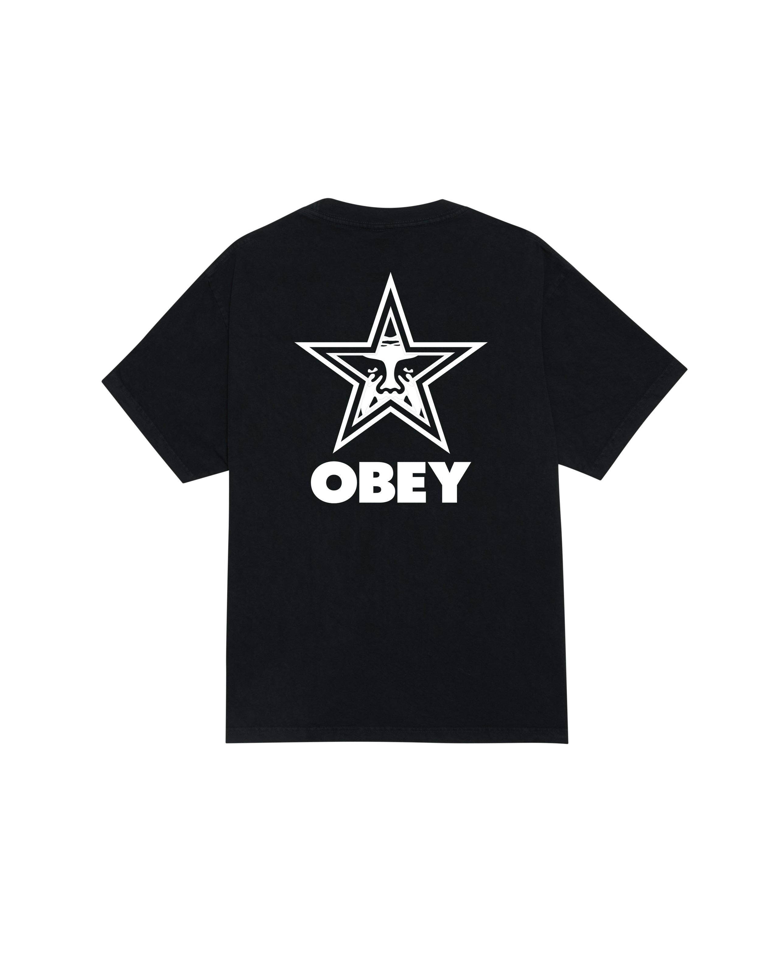 OBEY BOLD STAR PIGMENT T-SHIRT (zoomed)