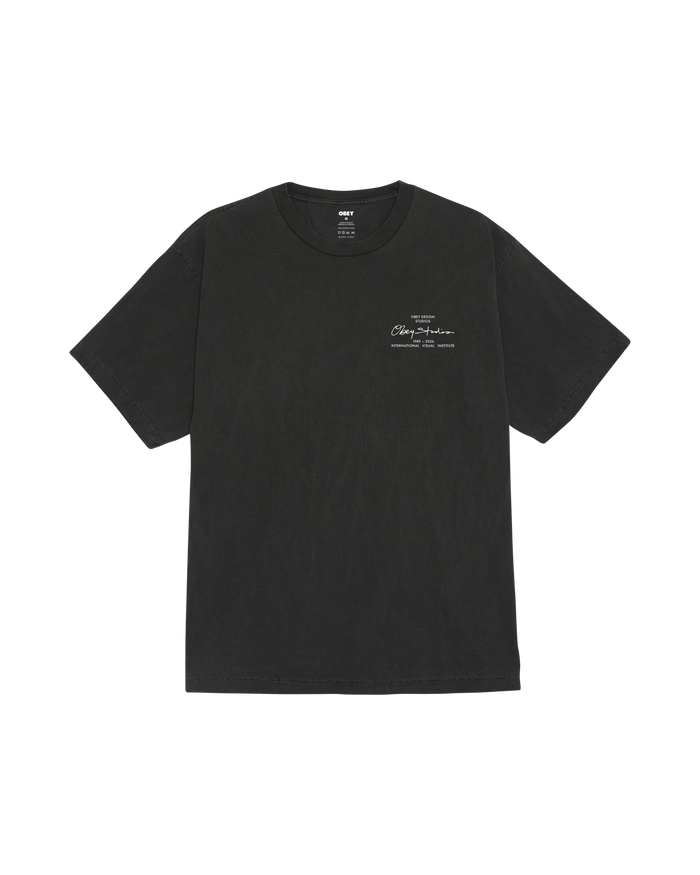 obey-institute-pigment-t-shirt-pigment-dusty-black - alternate view