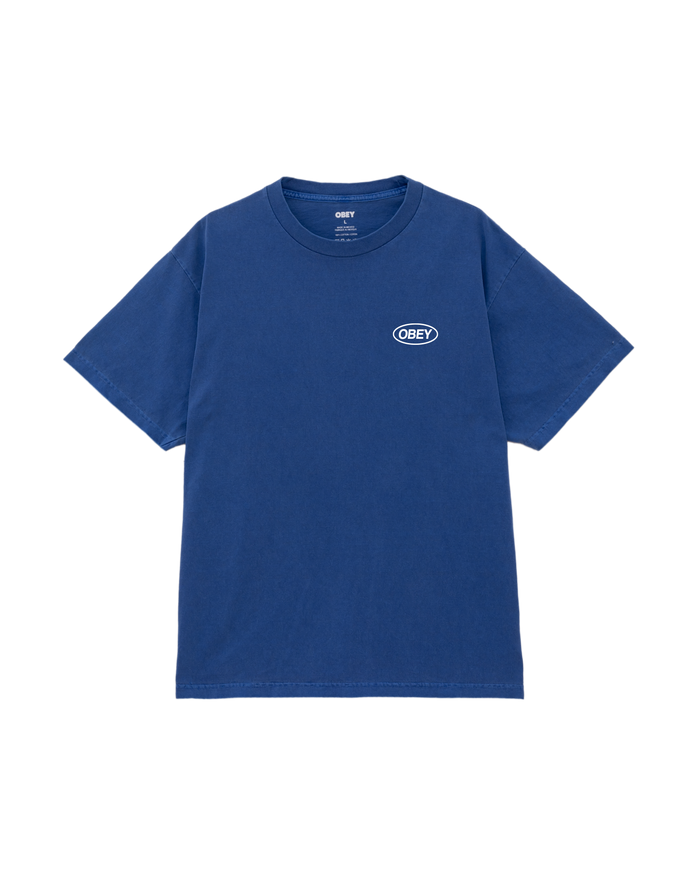 obey-code-pigment-t-shirt-electric-indigo - alternate view
