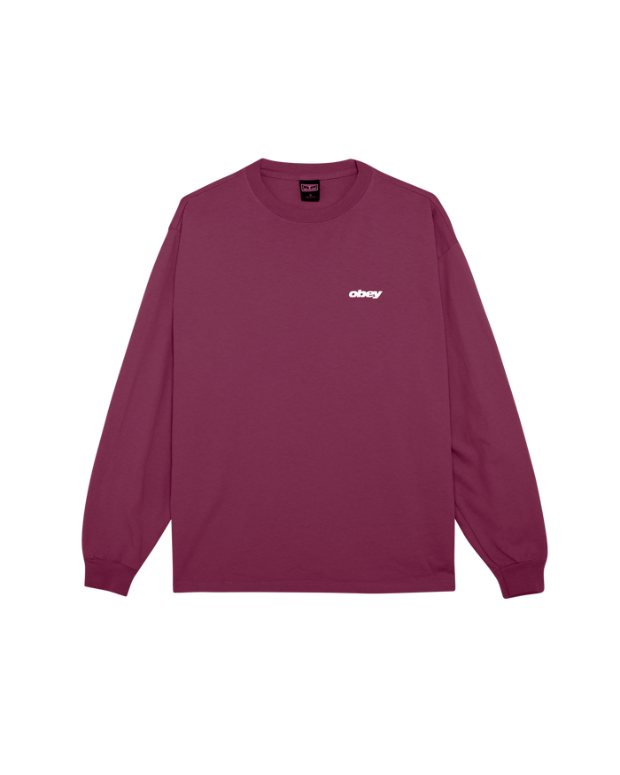 OBEY STAR PIGMENT LS T-SHIRT