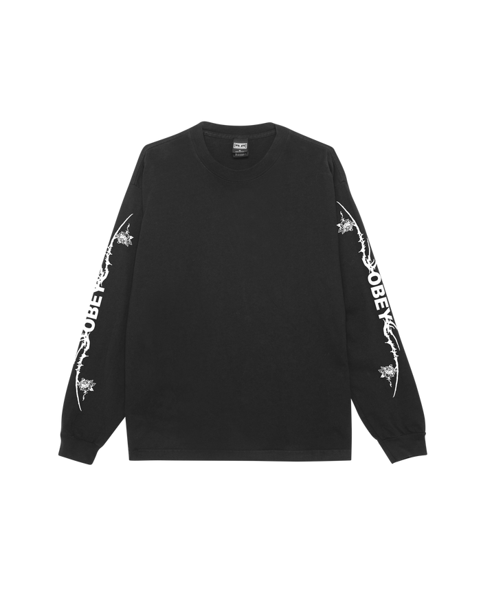 TRIBAL ROSE PIGMENT LS T-SHIRT